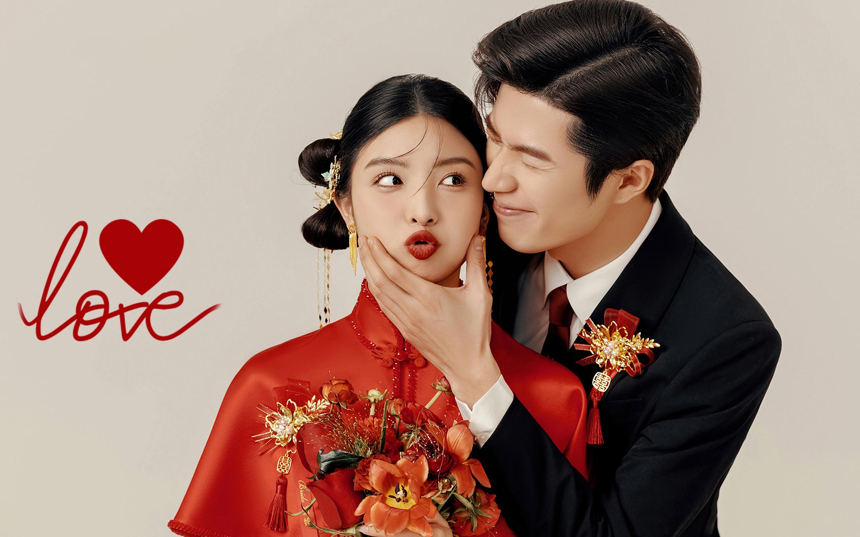 00后的新中式喜嫁婚纱照🏮真的太甜