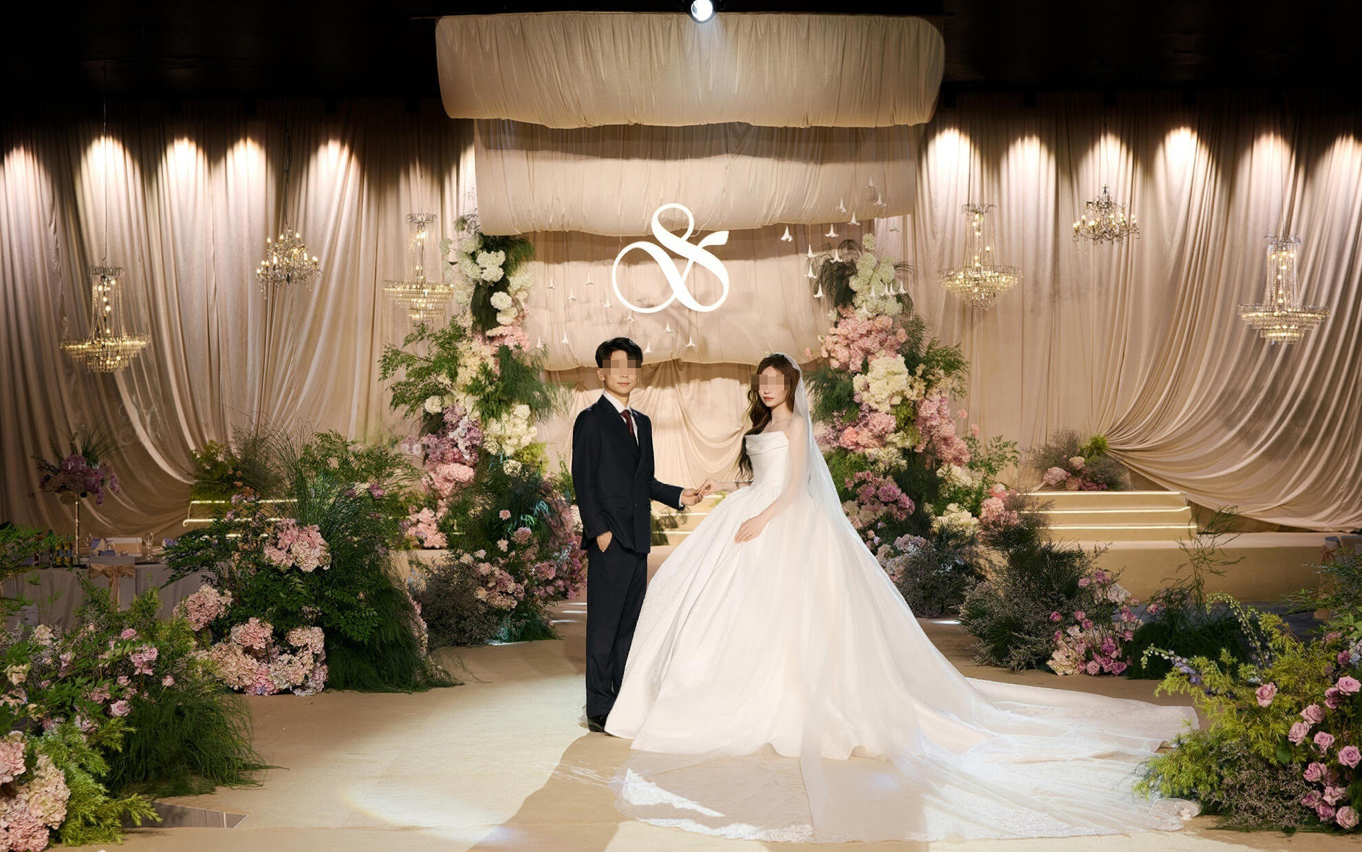 #甜蜜蜜婚禮#布藝香檳 自然風(fēng)