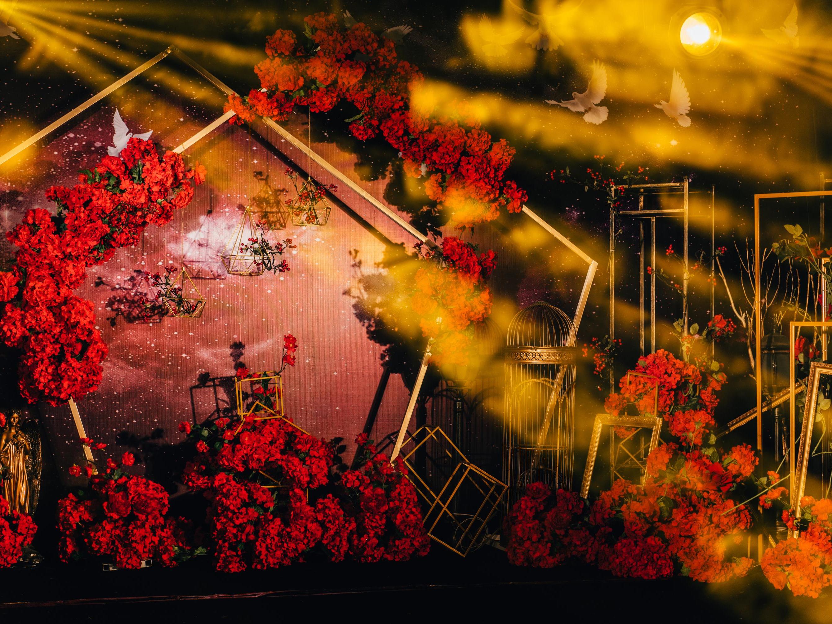 【唯爱一生婚礼】小预算红黑色婚礼