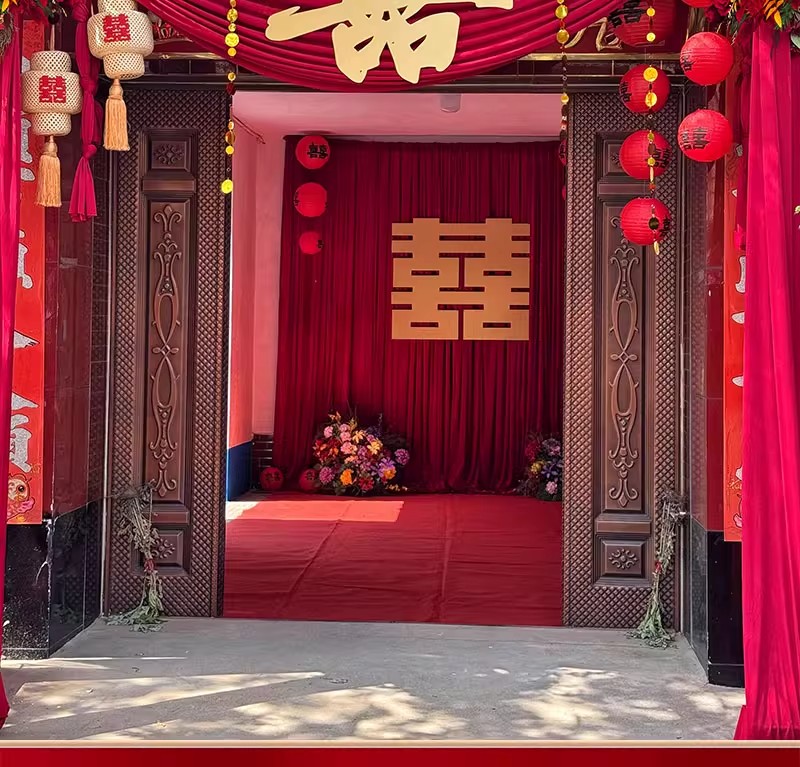 農(nóng)村庭院子自建房屋布幔