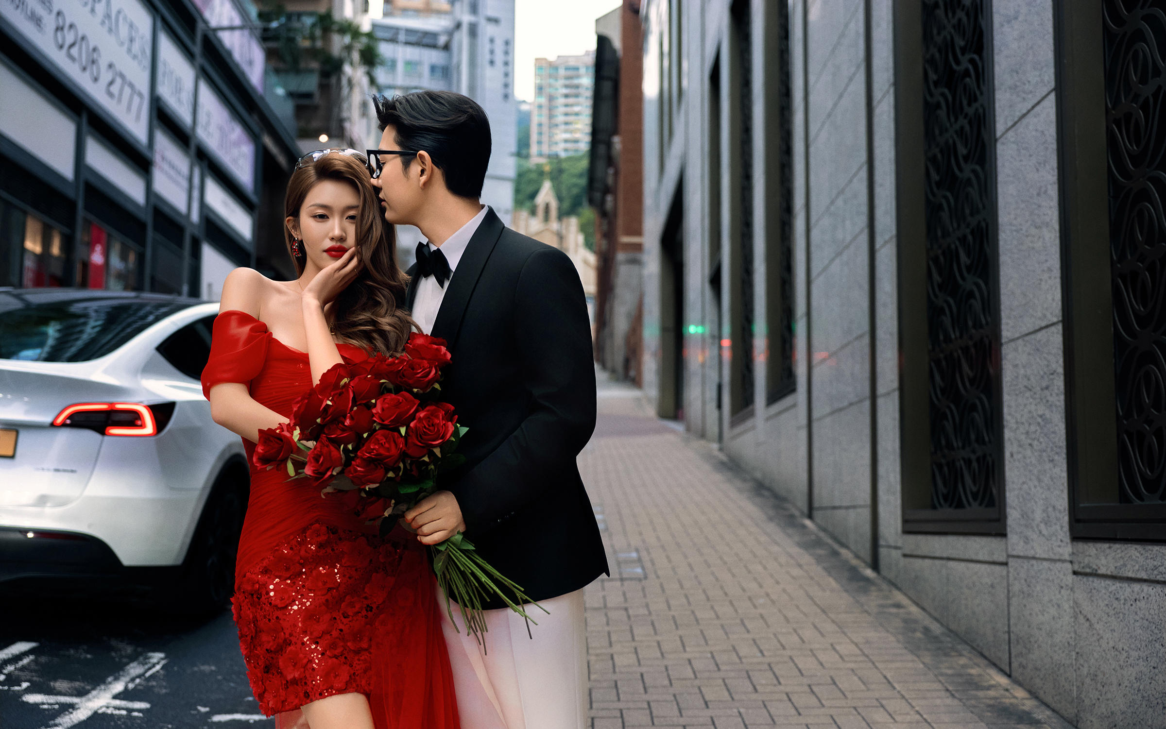 港风婚照｜街拍婚纱照直接拿捏高级感
