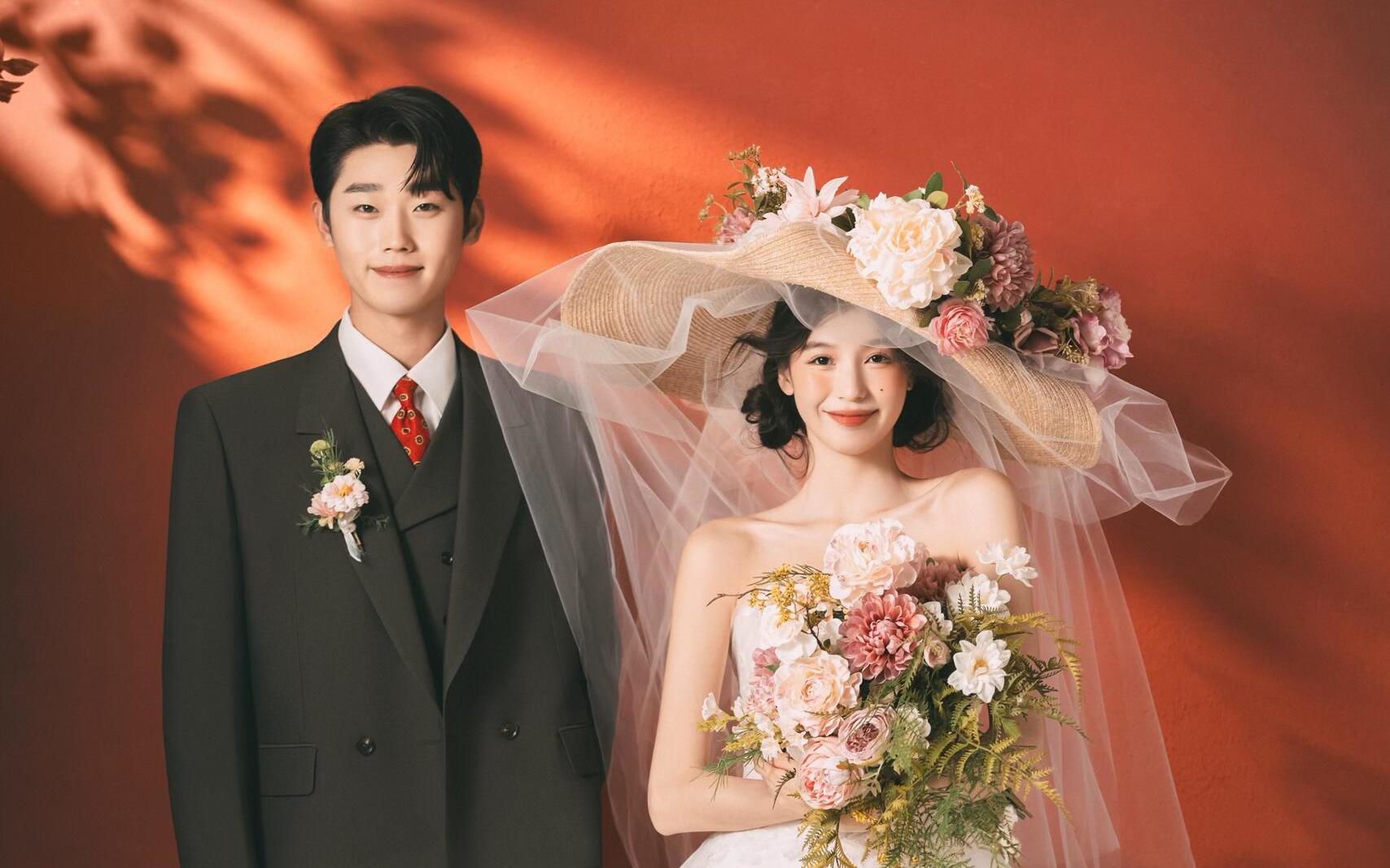 被问爆的法式复古婚纱照✨自带电影滤镜