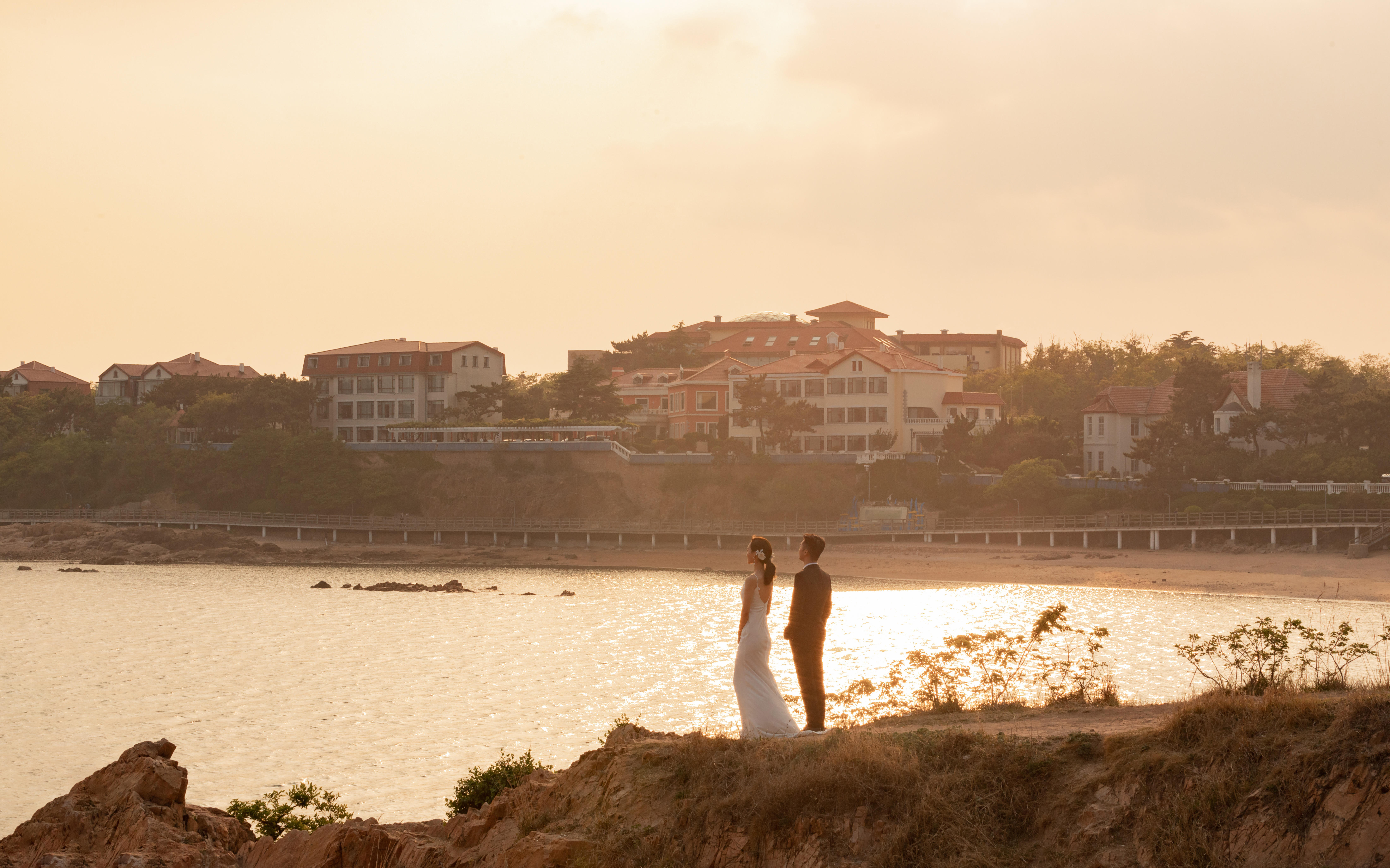 海邊夕陽(yáng)