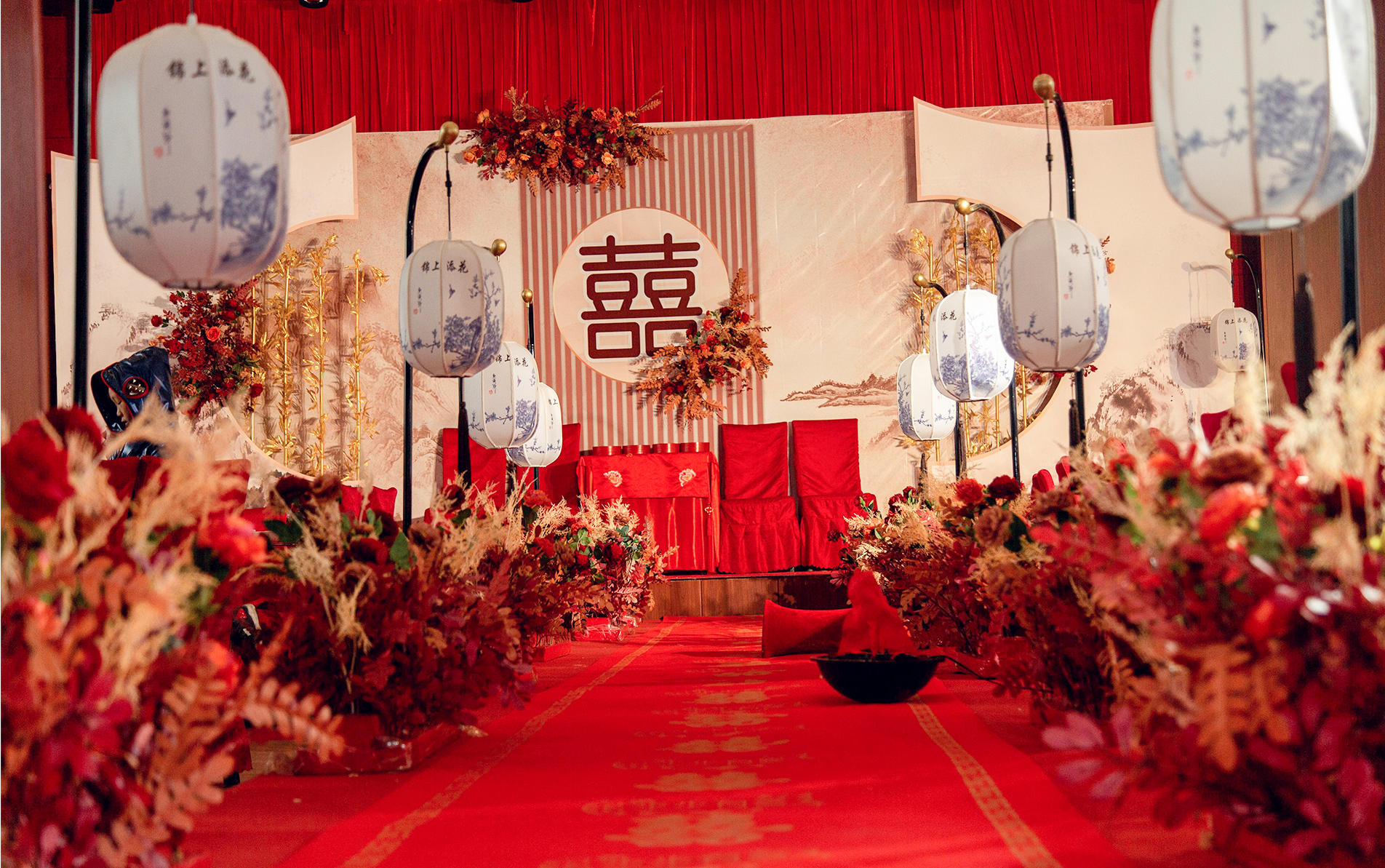禧洋羊婚典|室內(nèi)中式婚禮