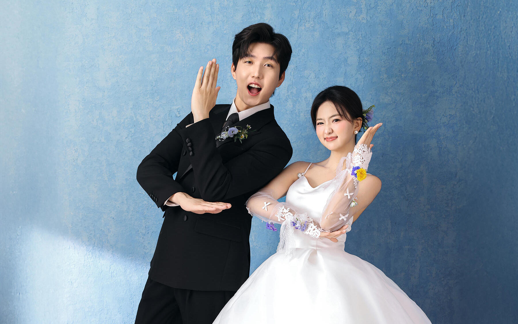 被问爆 室内韩式光影婚纱照美出圈啦