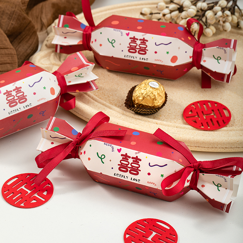 包好發(fā)貨 成品喜糖套餐多巴胺糖果糖盒 喜糖+喜糖盒【成品喜糖不支持退換】