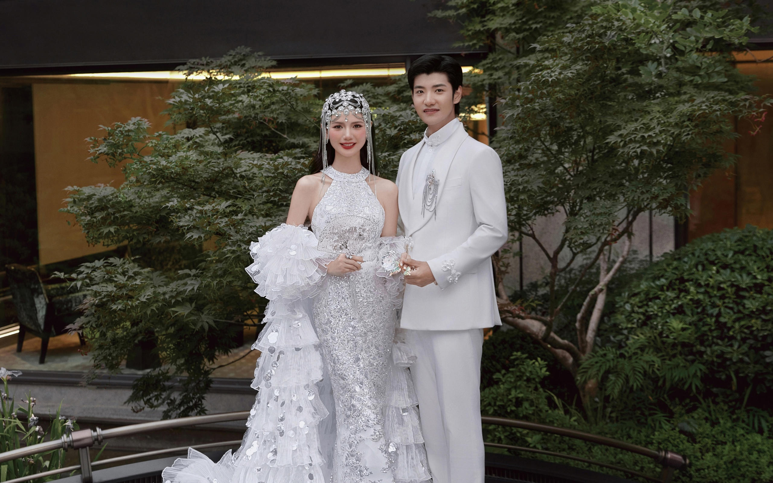 2025新品‼新中式庭院园林婚纱照美到窒息