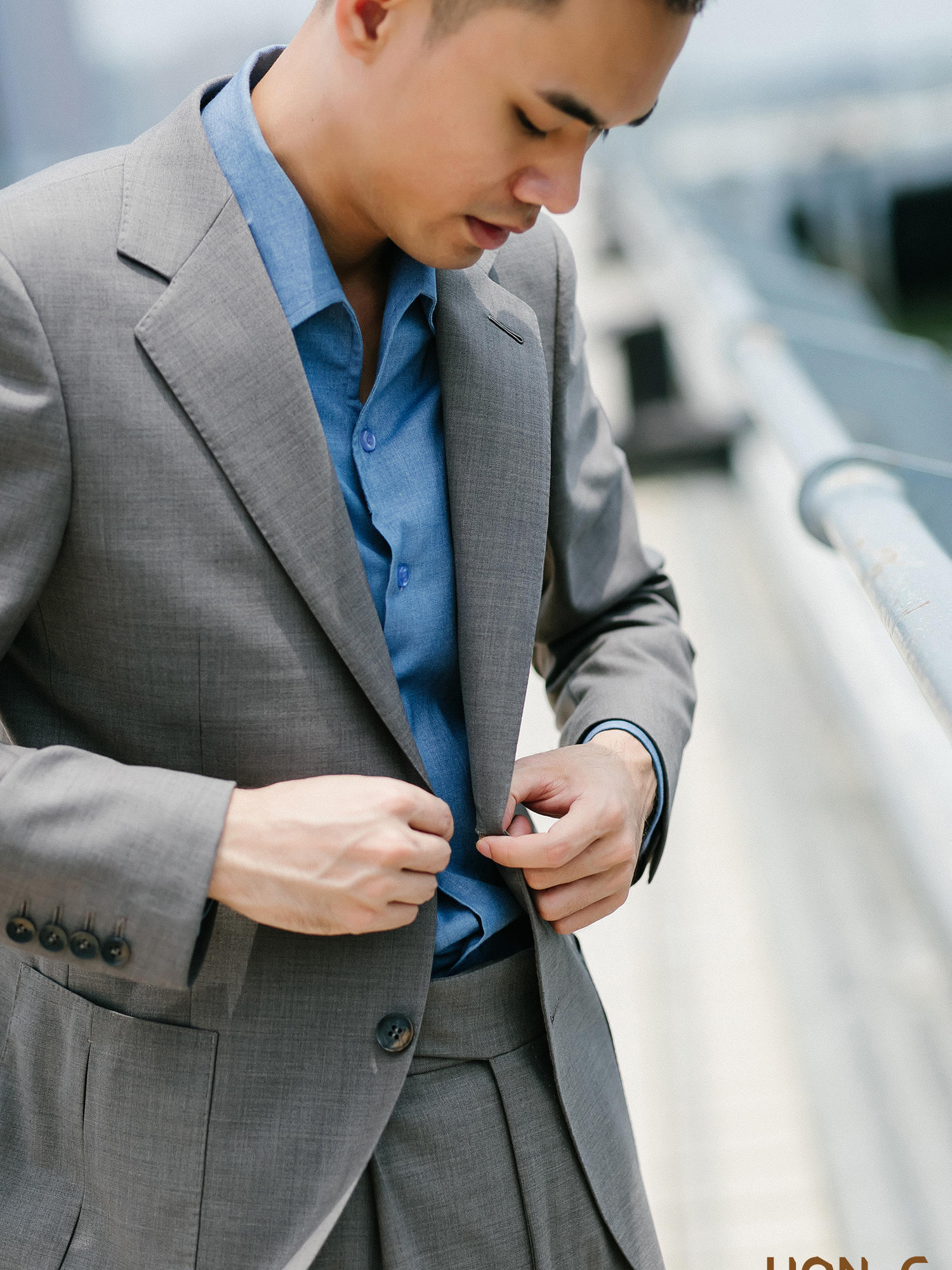 春夏季婚礼-雾霾棕的猎装款