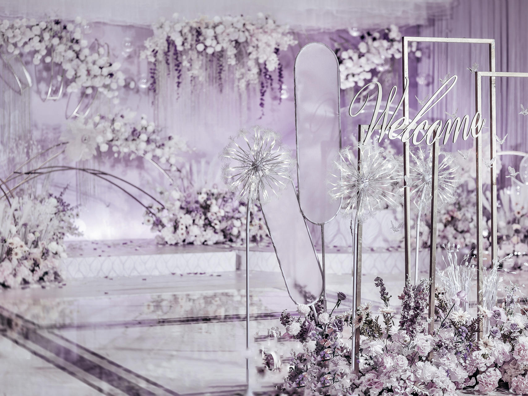 泉州轻奢紫色莫奈花园婚礼