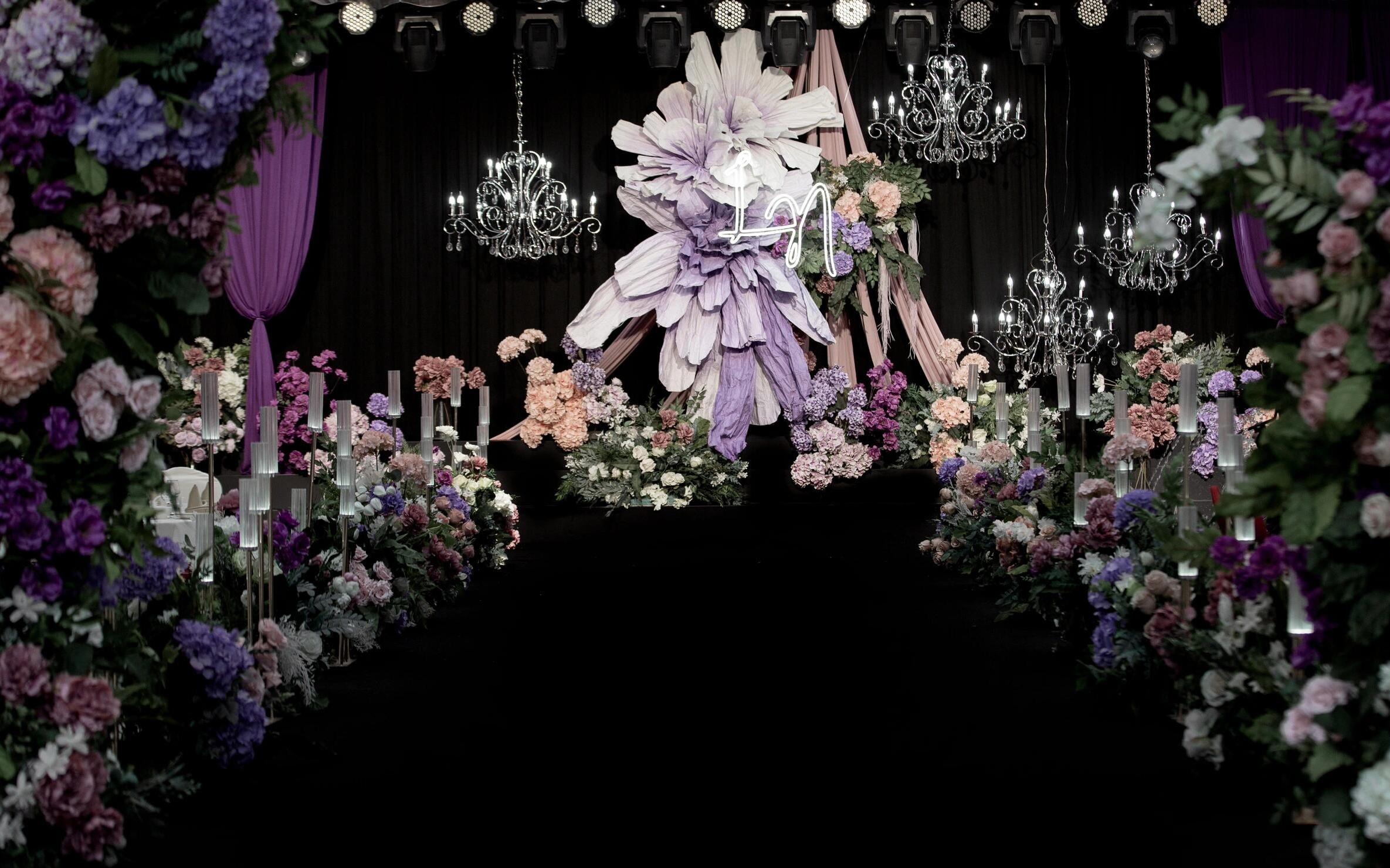 【巴黎婚礼】小众紫色浪漫婚礼