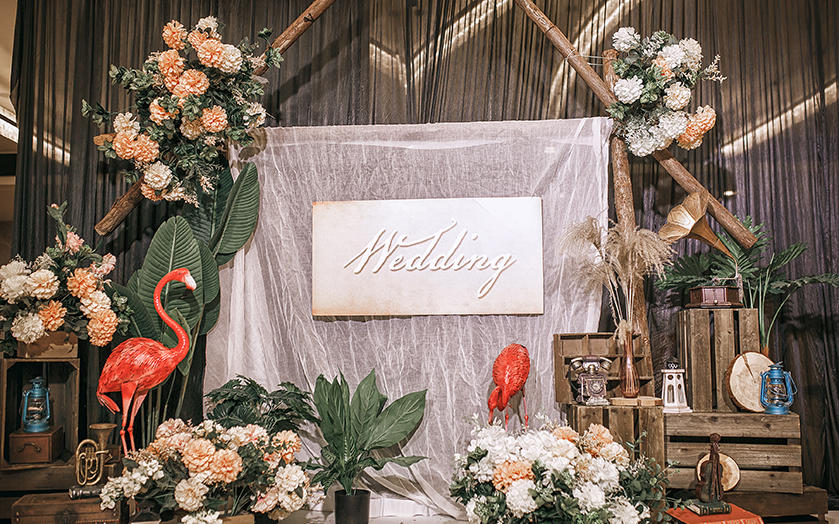 橙子菇凉的————暖橘色婚礼