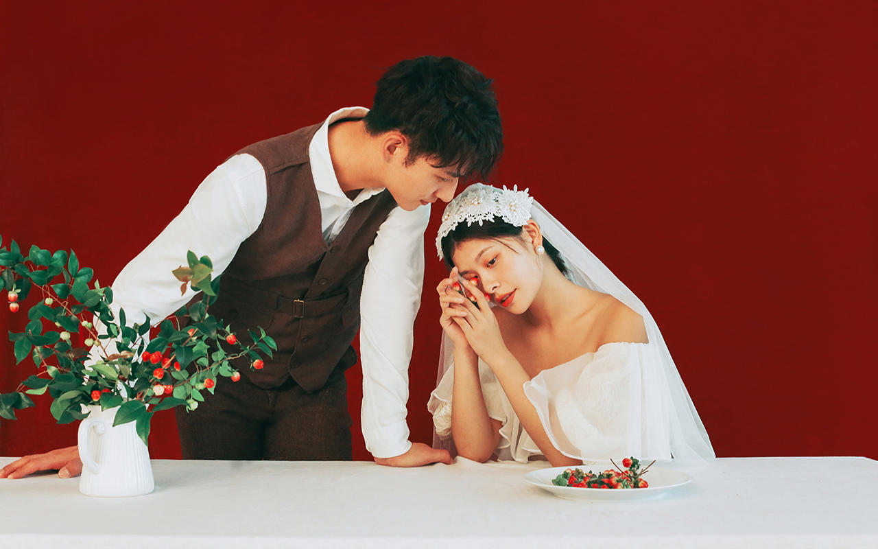 今生有约特惠婚纱套系4组服装4组造型