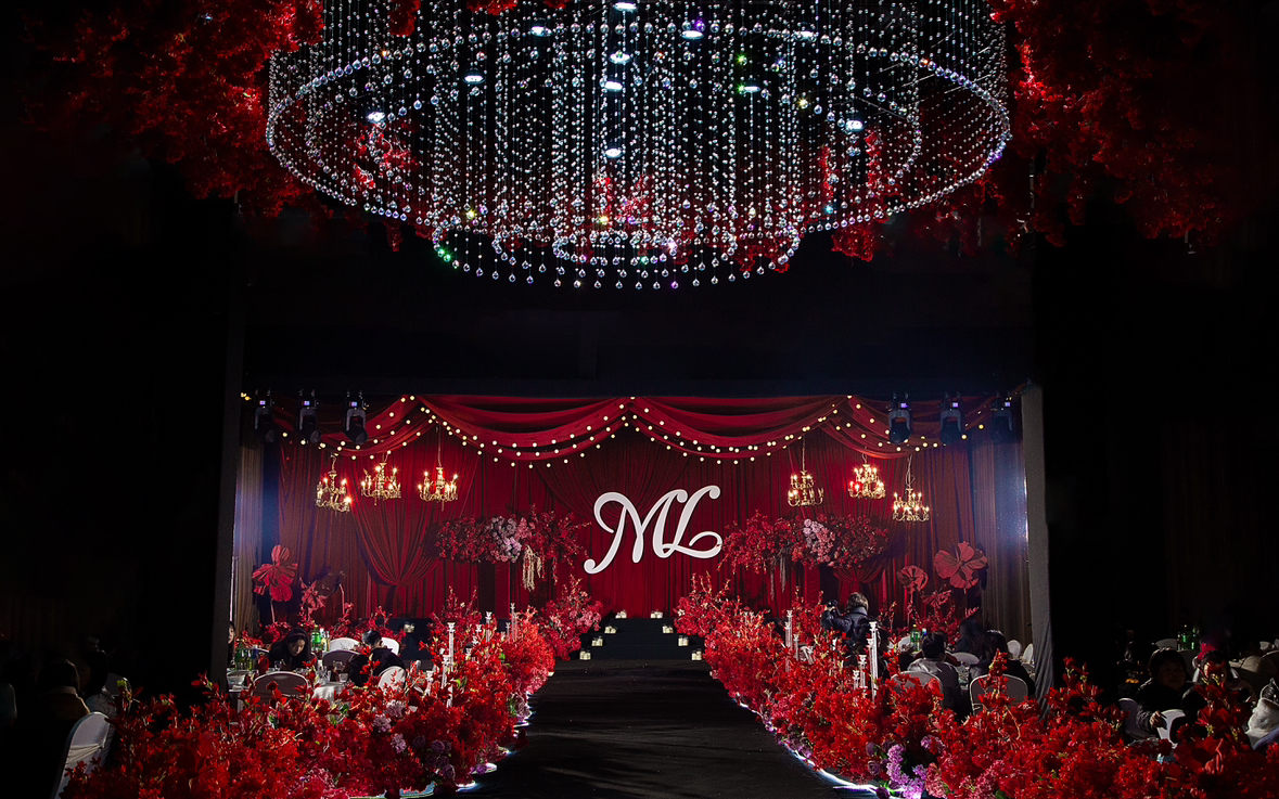 紅色系水晶婚禮