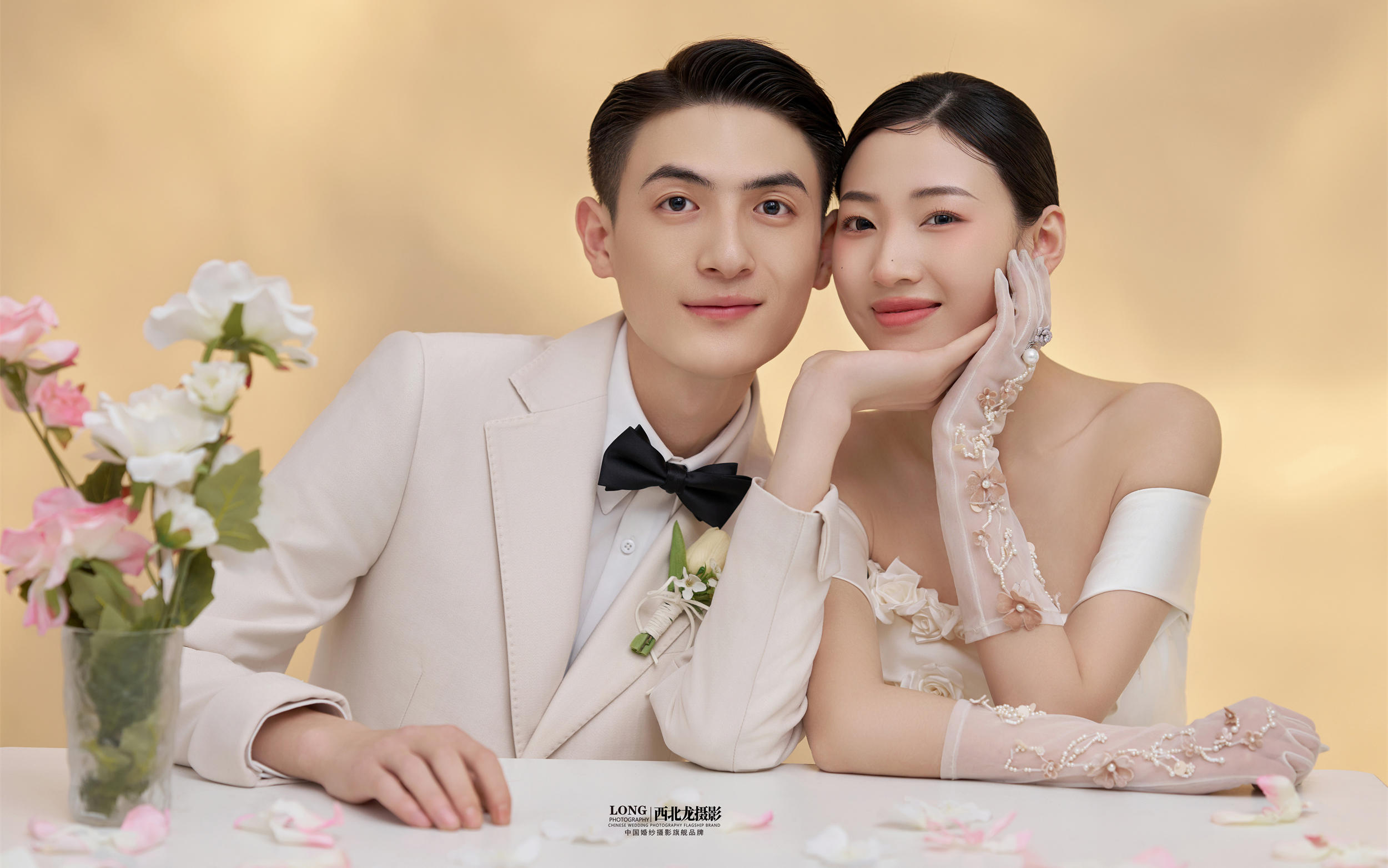 婚紗照一定要選套奶油色風(fēng)格??真的甜爆了??