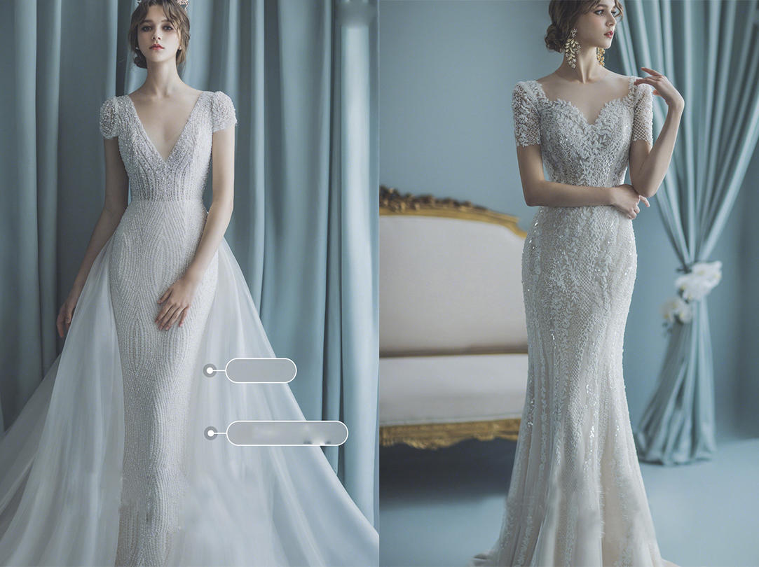 【超值租赁】铂斐国际全包婚纱套餐+伴娘服四件