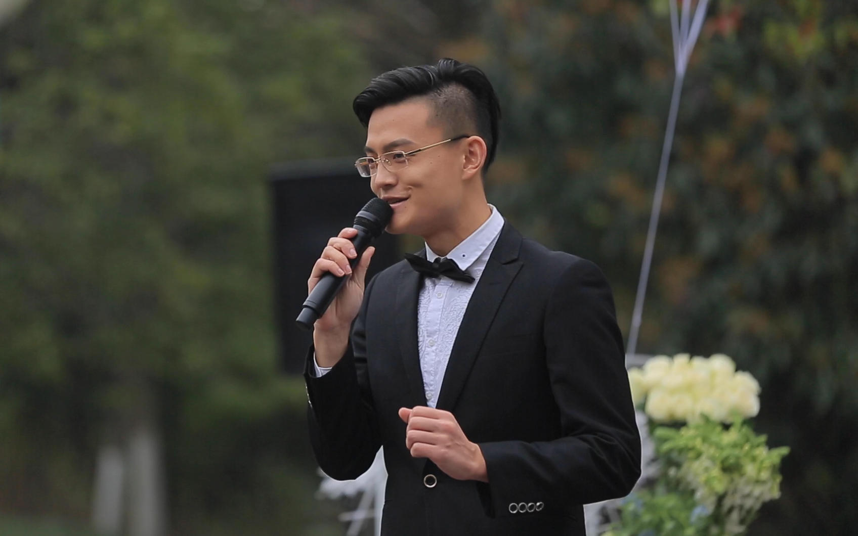 户外婚礼主持+萨克斯风+吉他弹唱