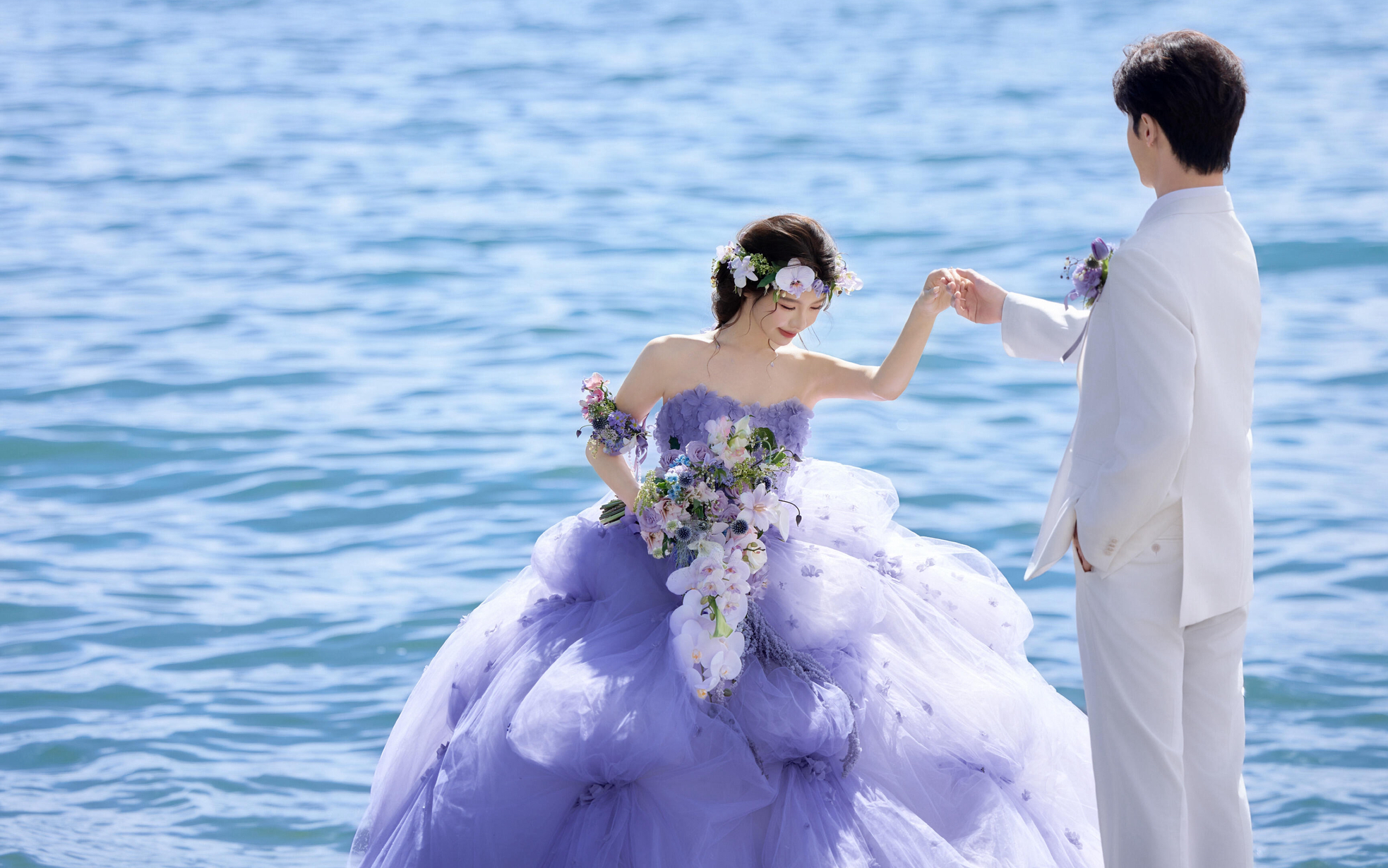 别有韵味的紫色花神