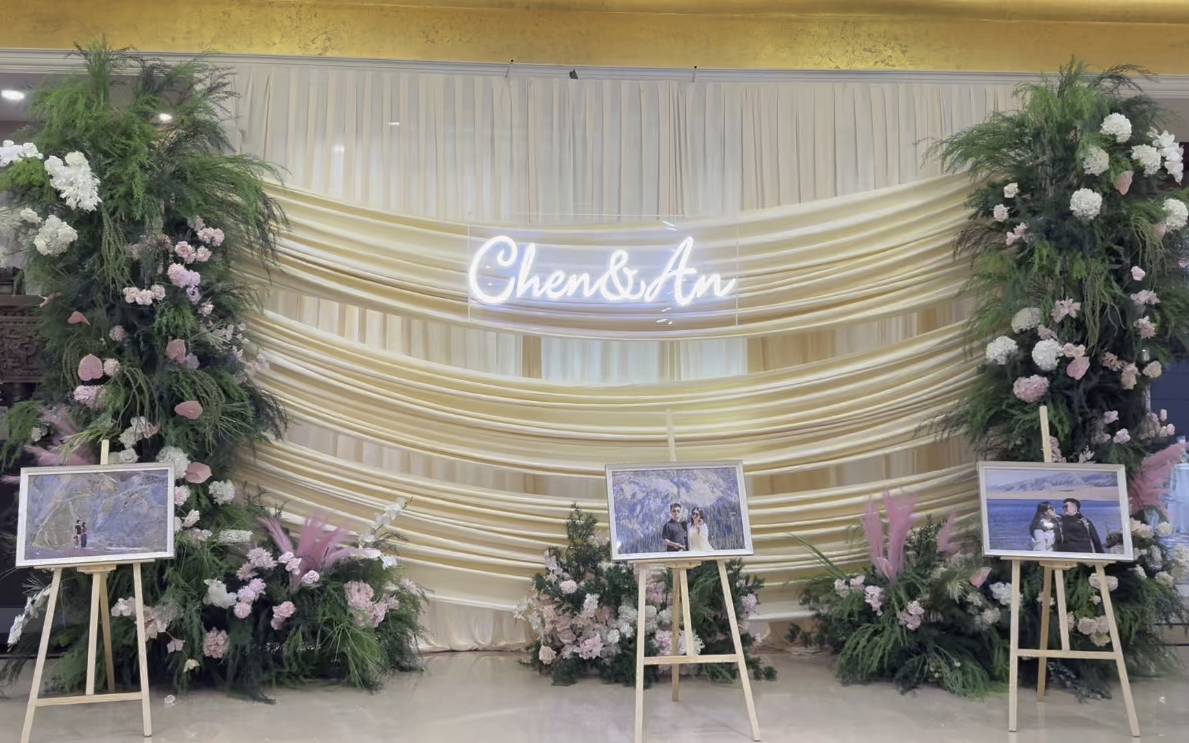 韓系迎賓區(qū)布置