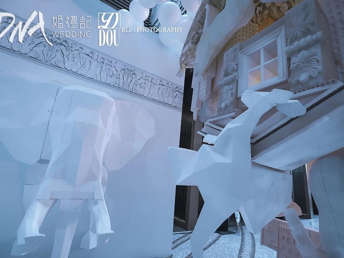 DNA「北京瑰丽」让婚礼变身艺术展