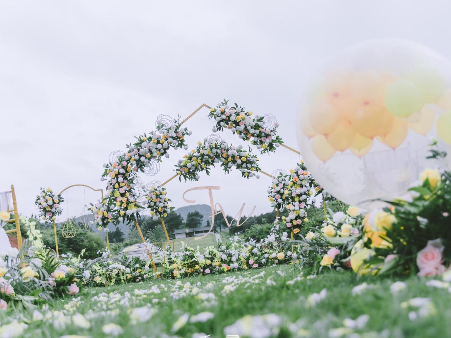 千寻婚礼【永结同心】小清新大气户外婚礼