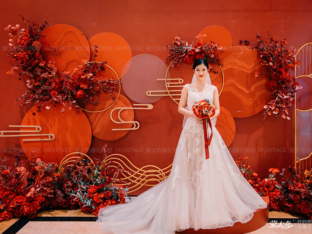  新中式婚礼红色  --  锦绣