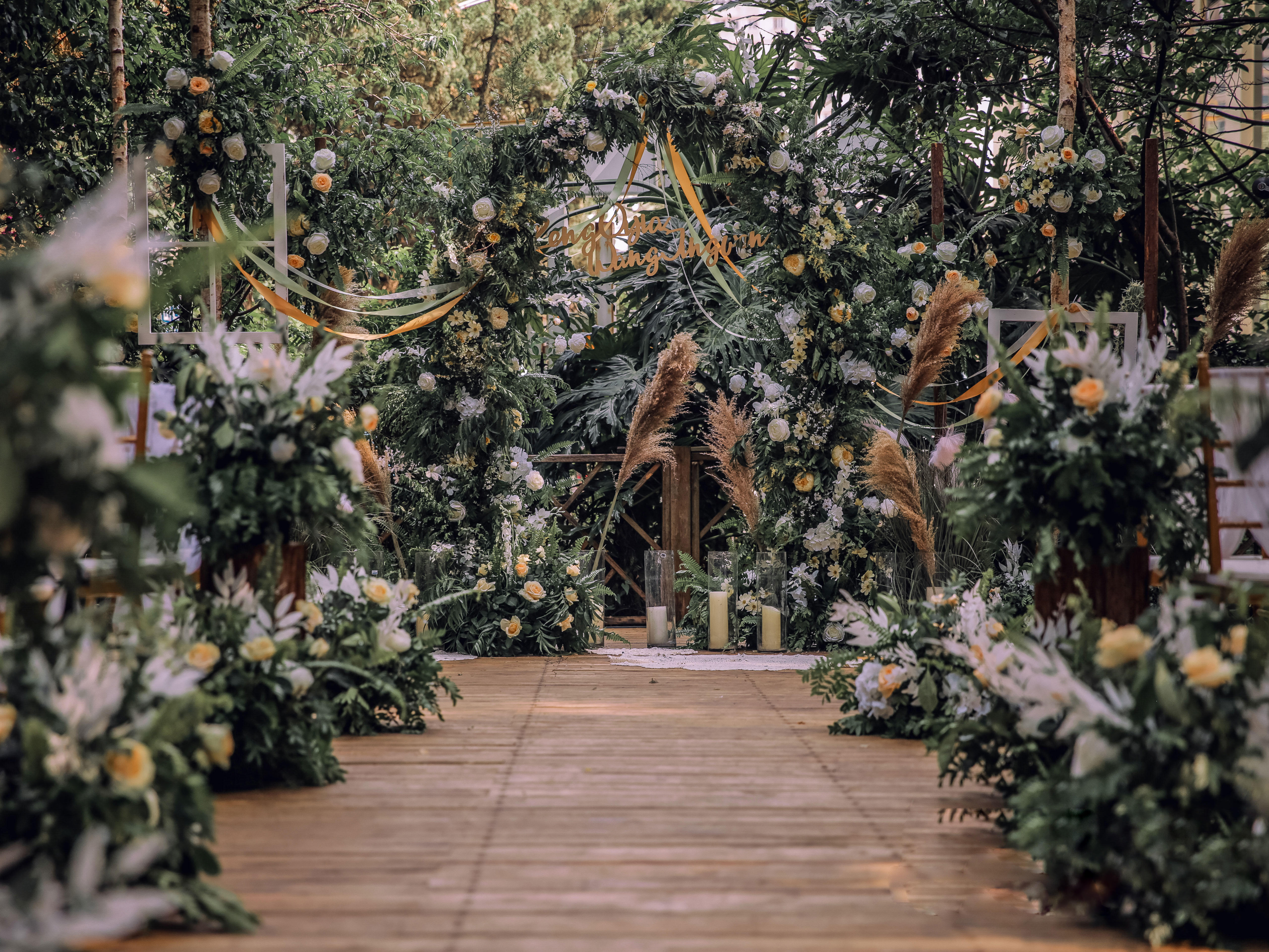 小清新户外婚礼 / 浪漫优雅 / 温馨自然