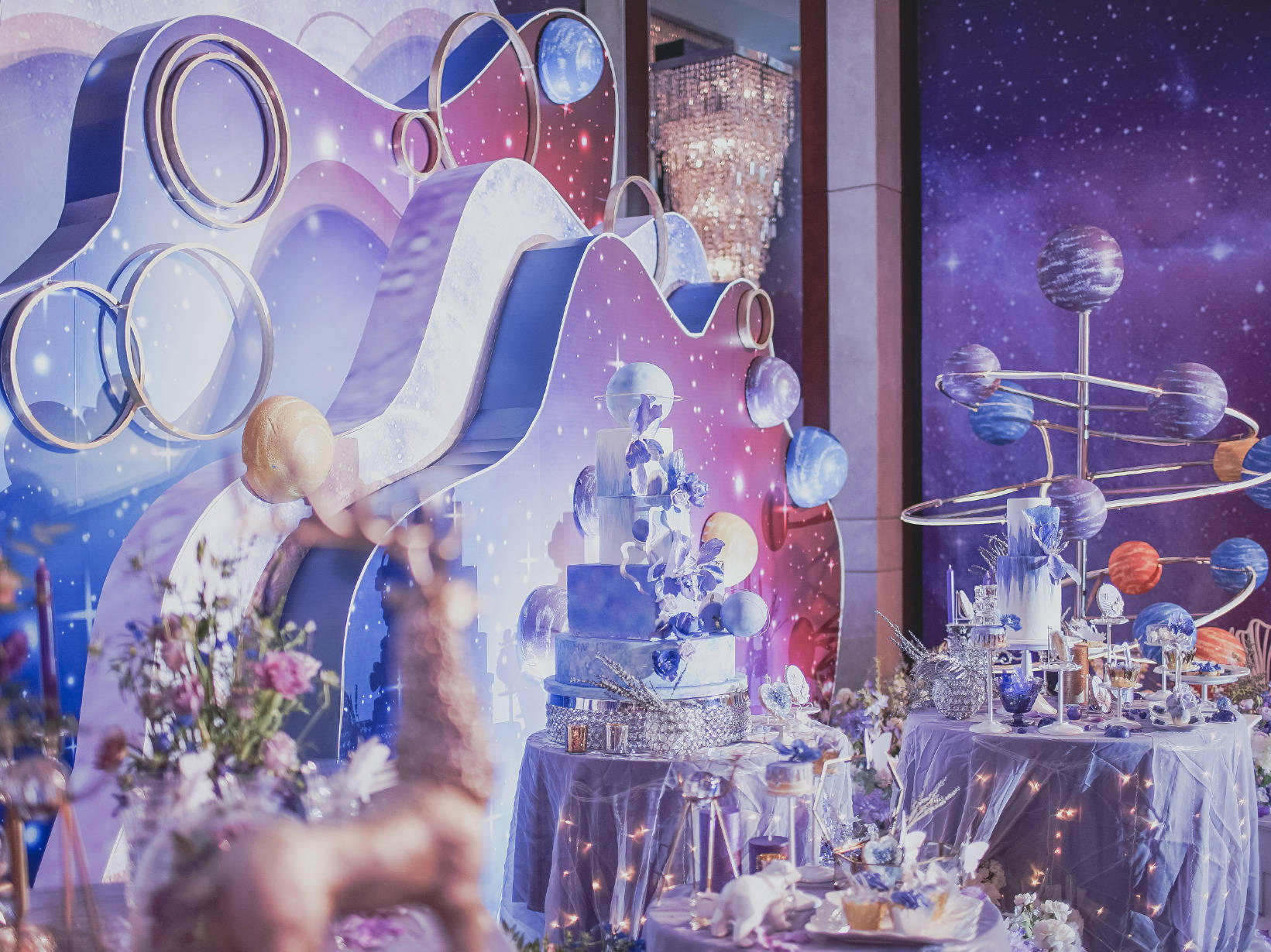 《Mermaid》紫色奢华星空主题婚礼
