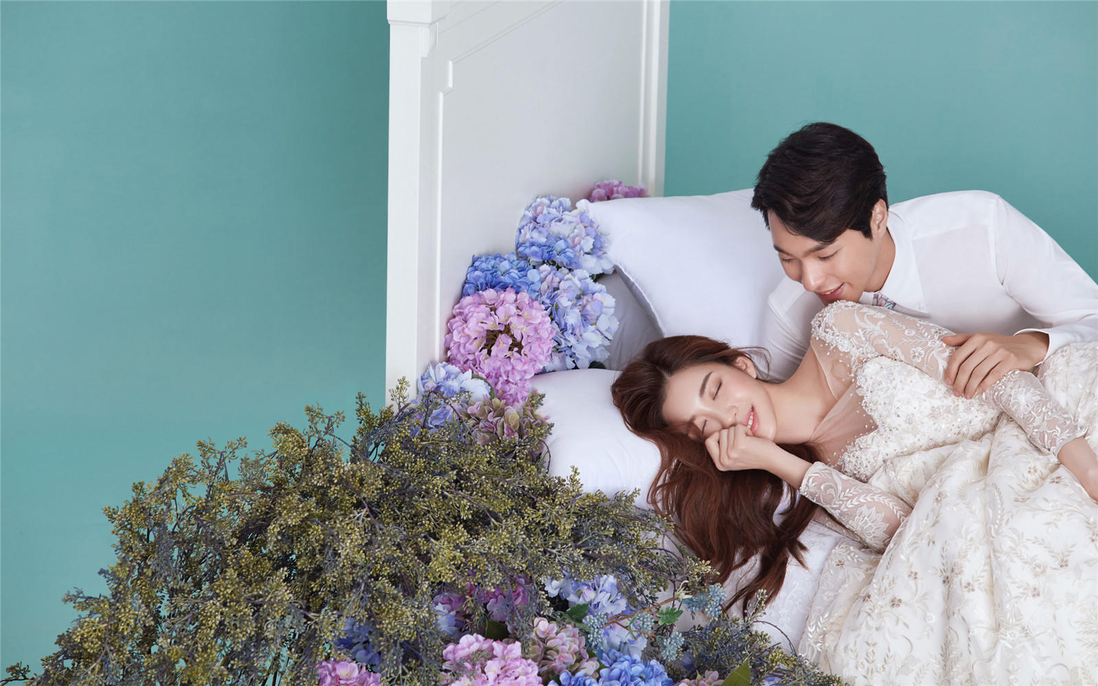 花禾森系A套餐专业技术团队高端时尚个性定制婚纱照