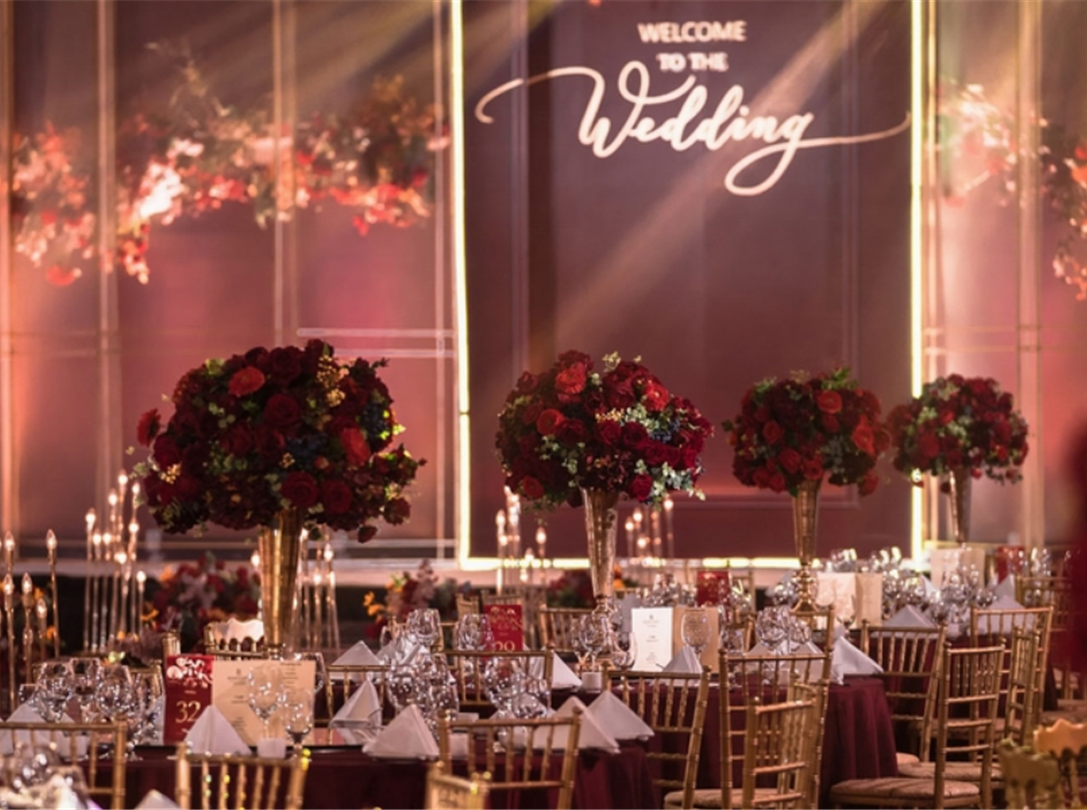 【本茉婚礼定制】19年大热/红撞色设计/现代简约