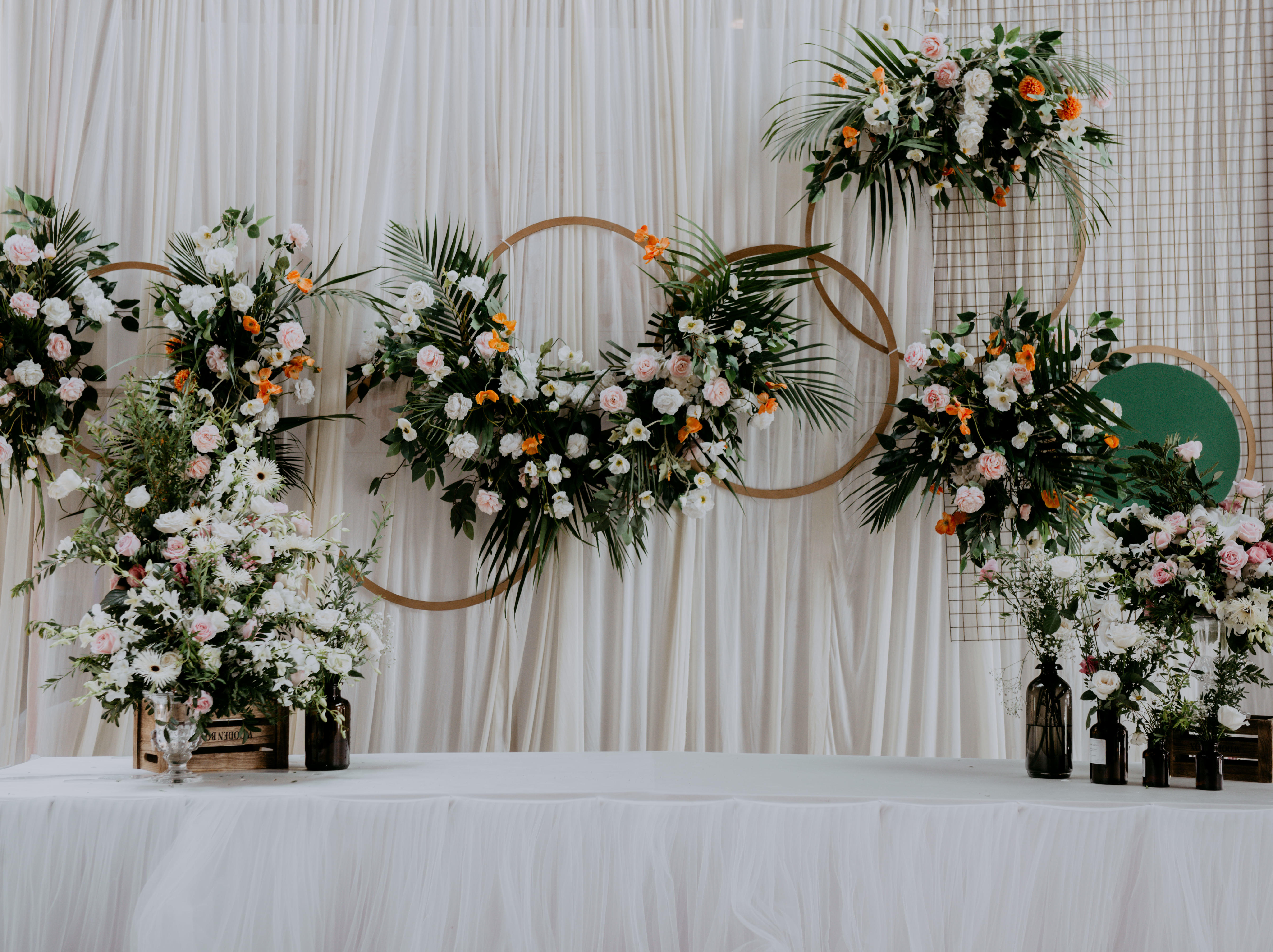 好日子婚礼定制-橙绿色森系简洁婚礼