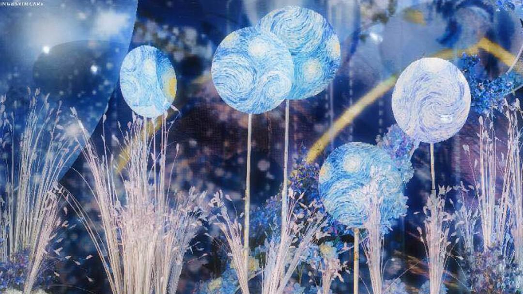 梦幻星空 浪漫前行  灯光效果满分