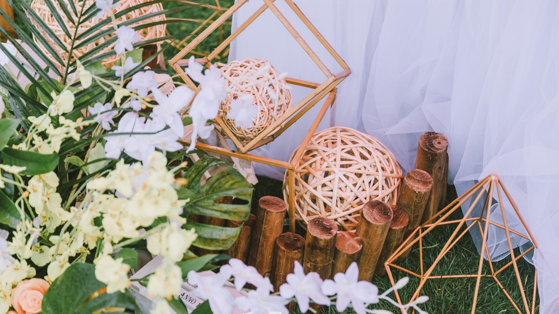 千寻婚礼【永结同心】小清新大气户外婚礼