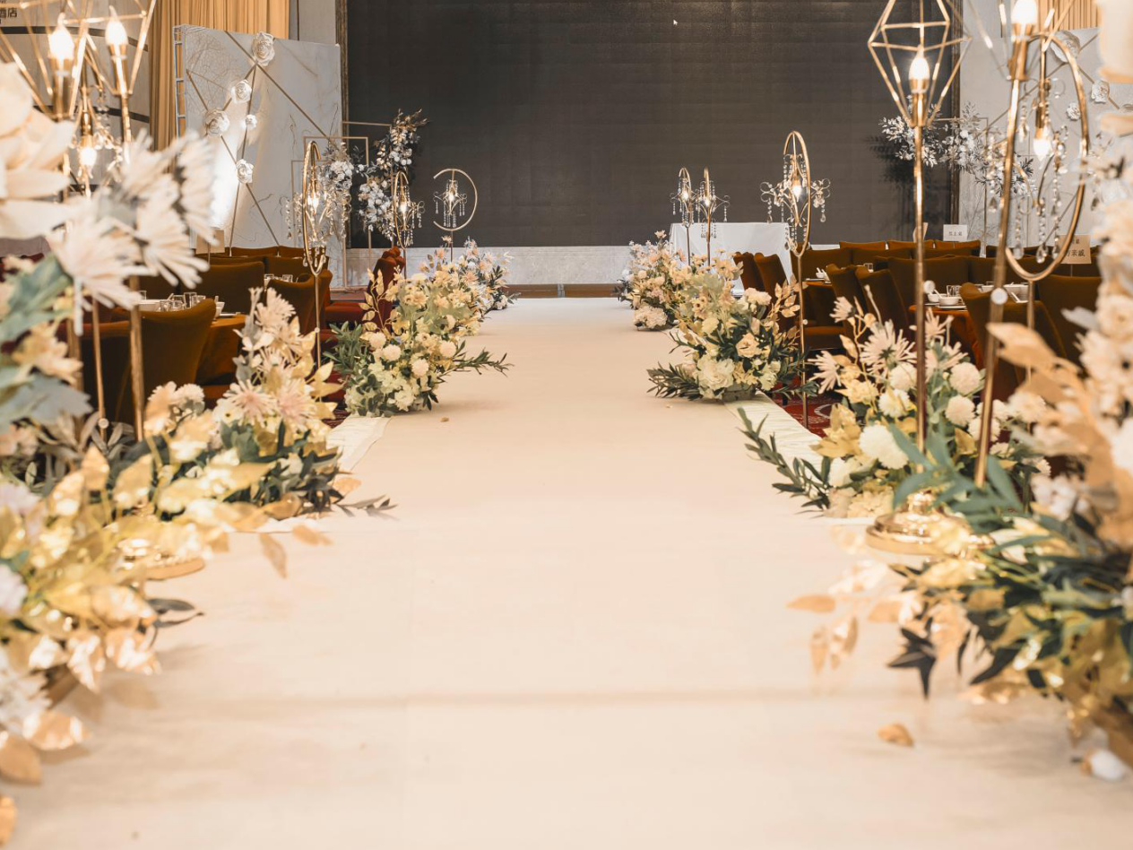 禧度婚礼/香槟色奢侈婚礼私人订制+四大金刚