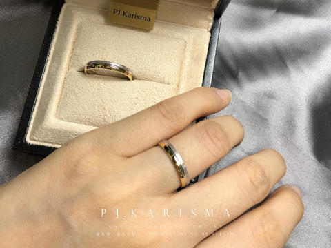 KARISMA 18K双色金系列结婚对戒「如初」