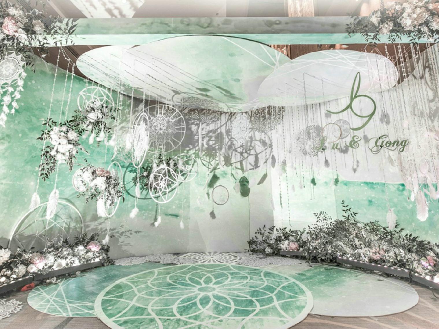 Coco——《捕梦》白绿治愈系婚礼