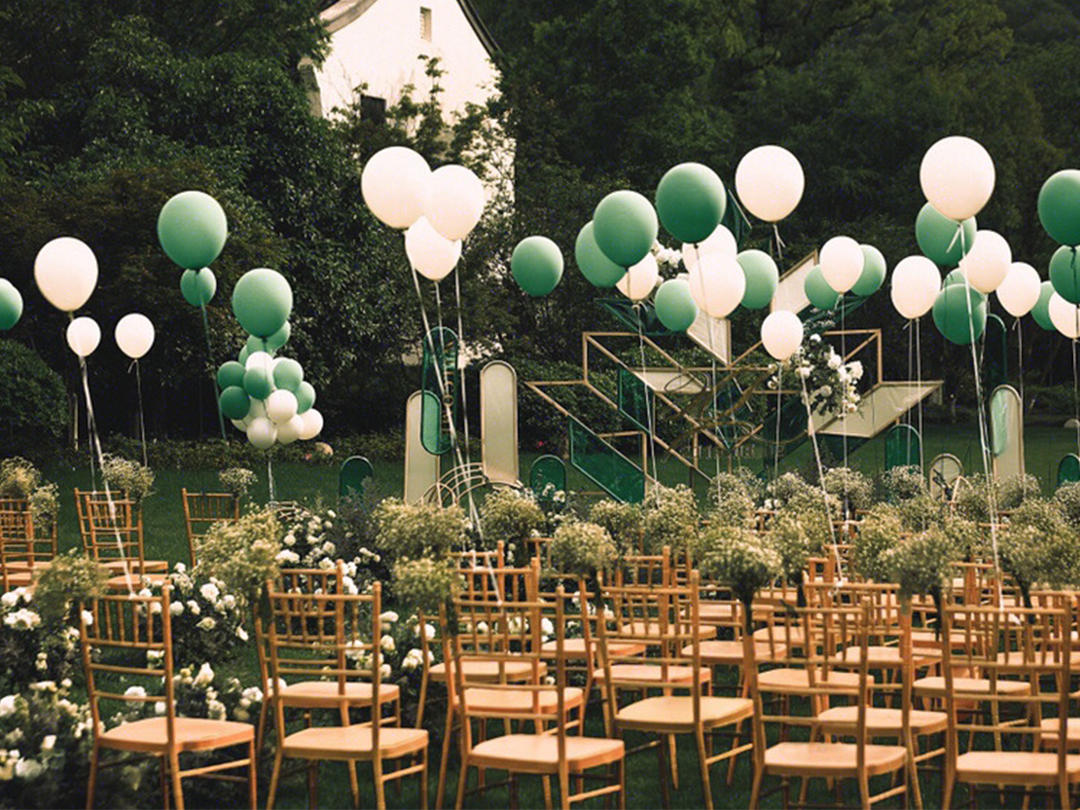 清新唯美户外森系婚礼+摄像+主持