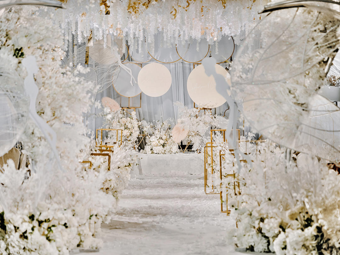 创意简约婚礼 四大金刚全包  送服装  送吊顶