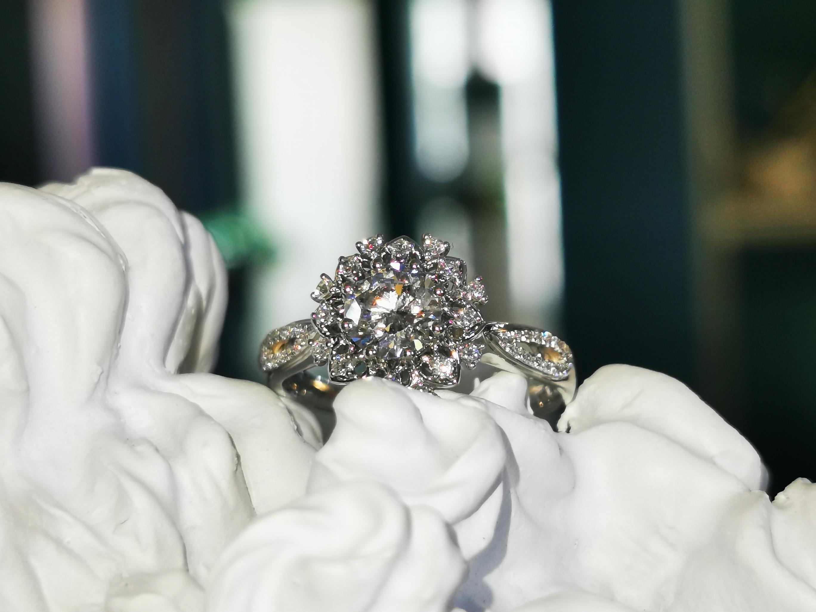 【奥斯珠宝】结婚订婚求婚钻戒|花期