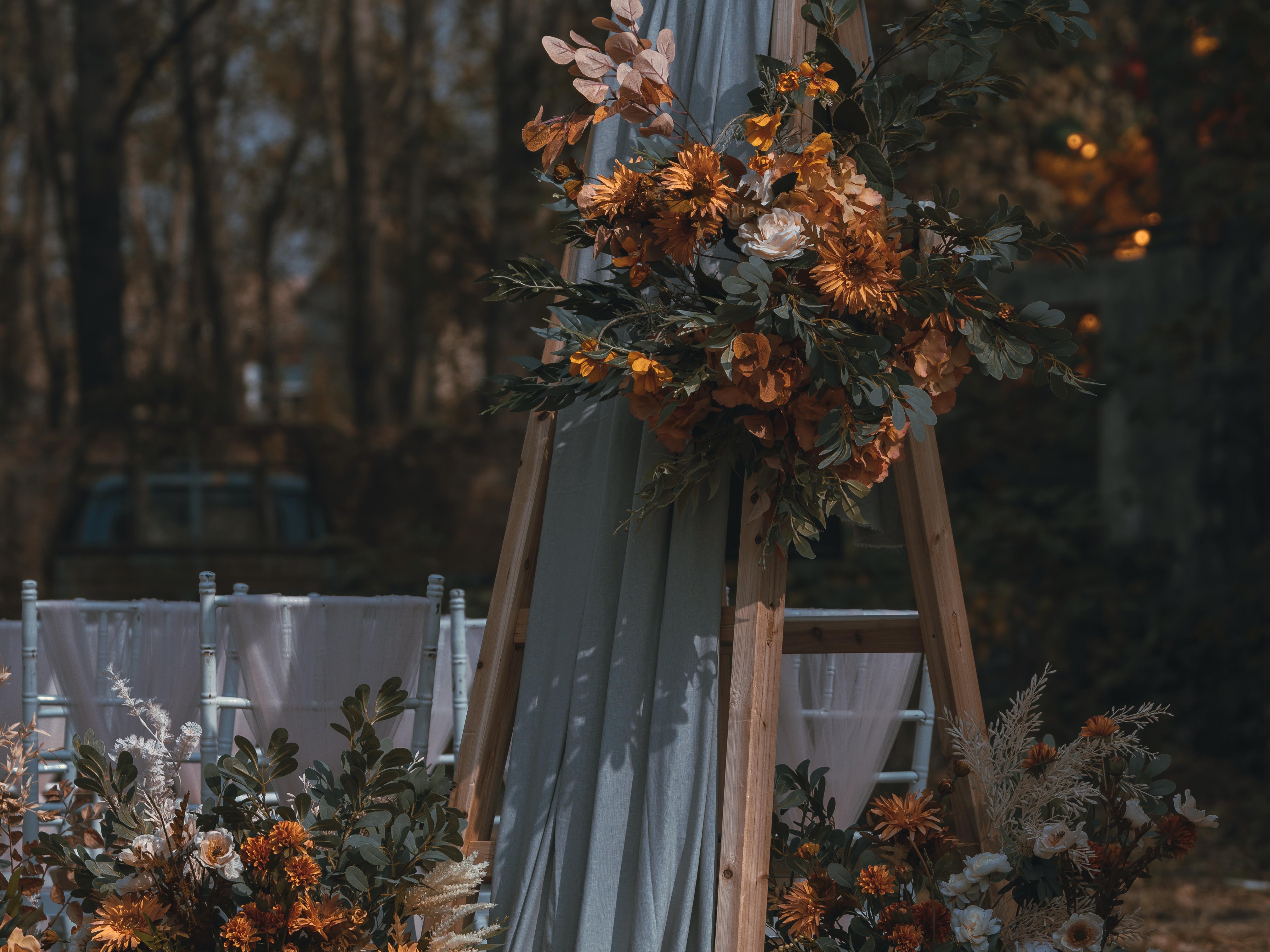 2020法式橙黄户外婚礼 套系