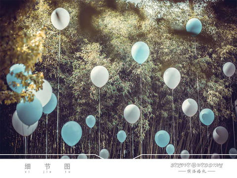 【缤洛婚礼】清新户外草坪《告白气球》含四大