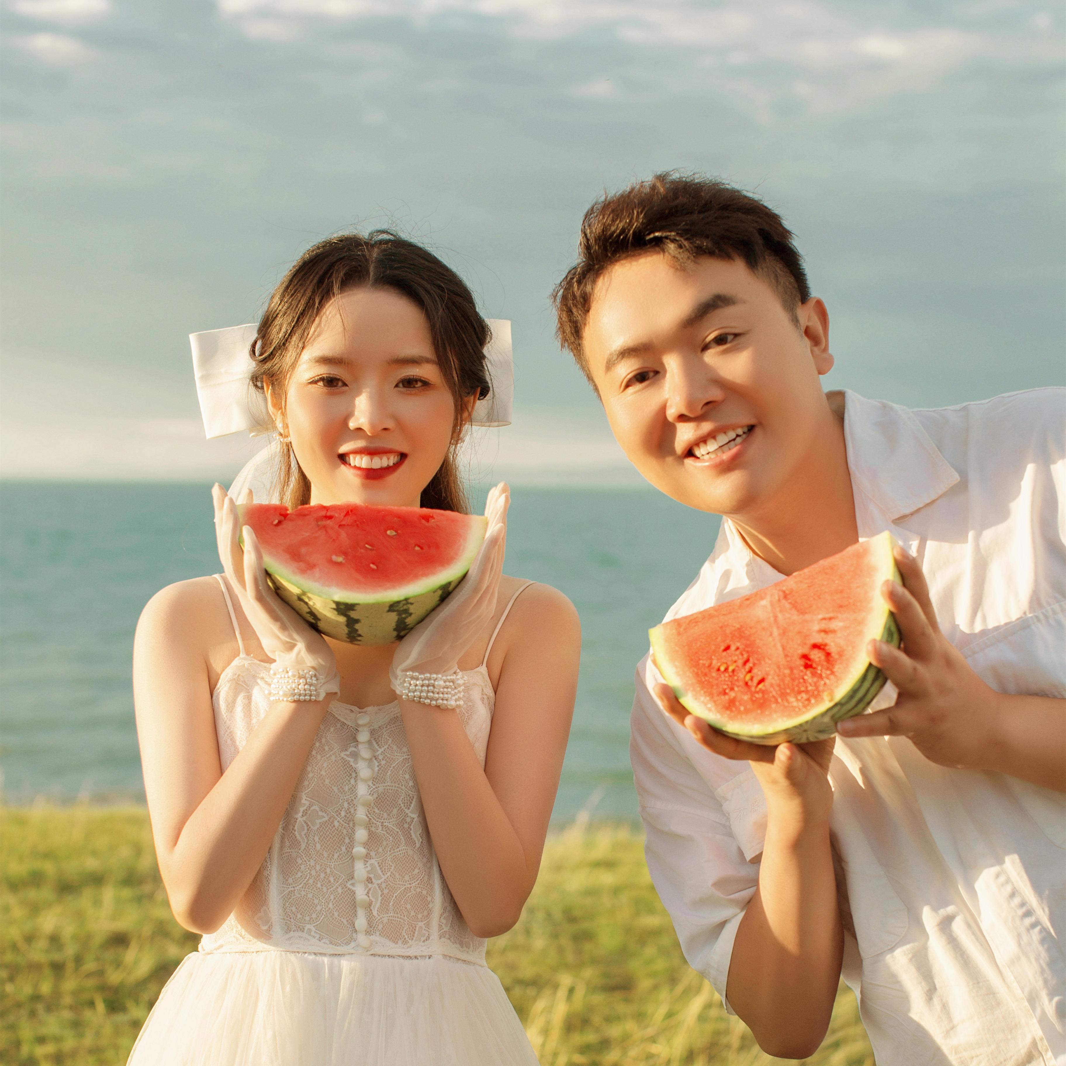 【凡森·影像】清新自然湖畔草地婚纱照