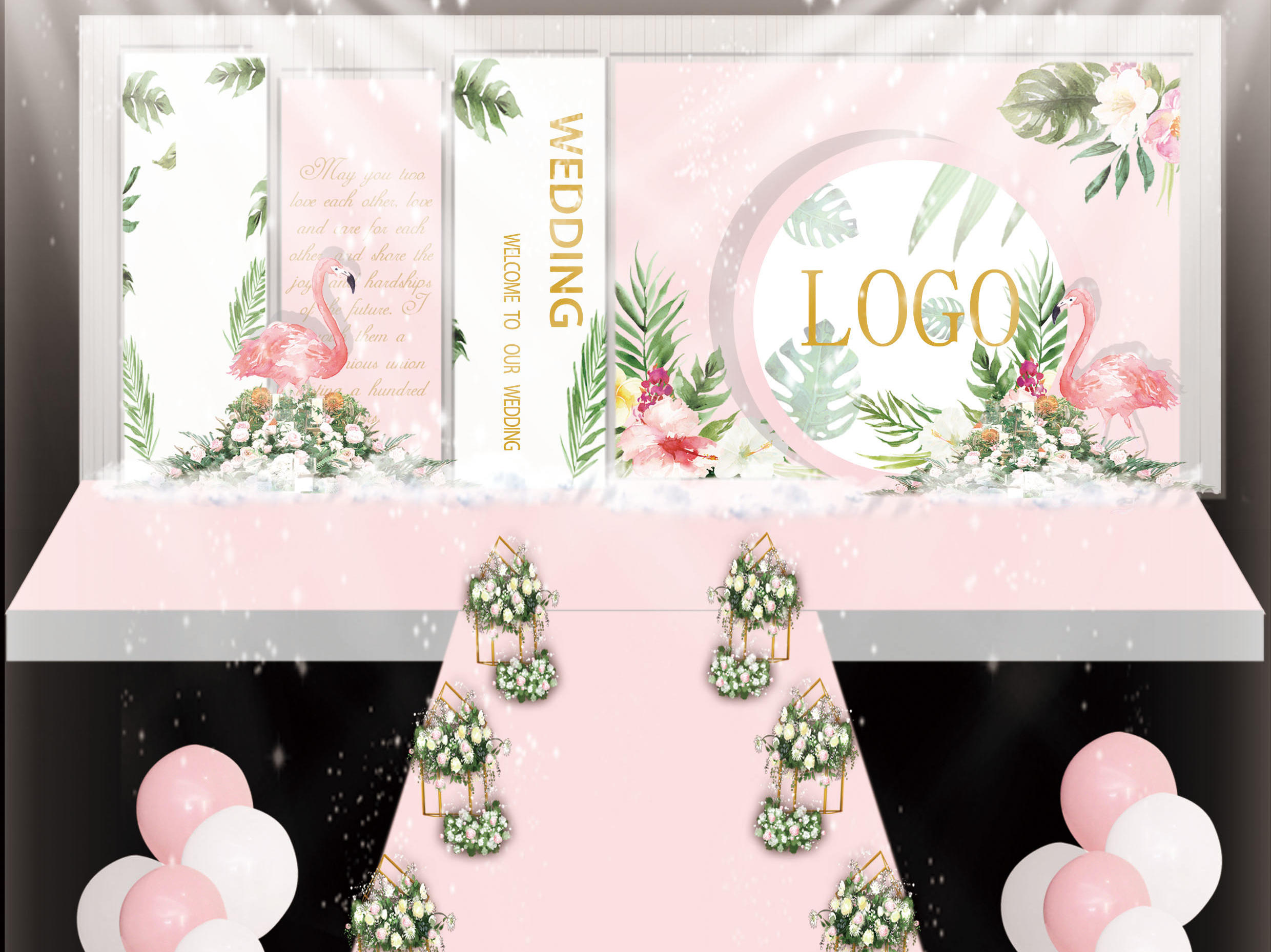 ——梦幻粉色火烈鸟系列——