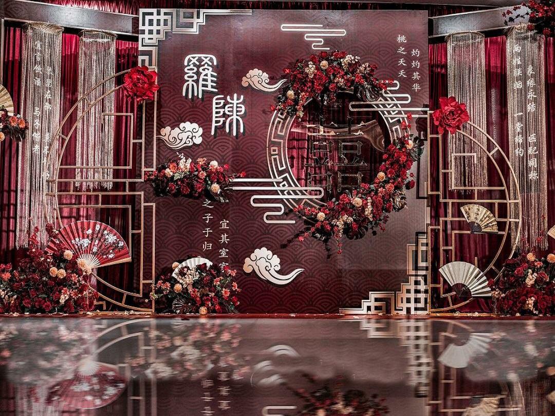《囍爱》新中式婚礼包含四大金刚摄影摄像双机位