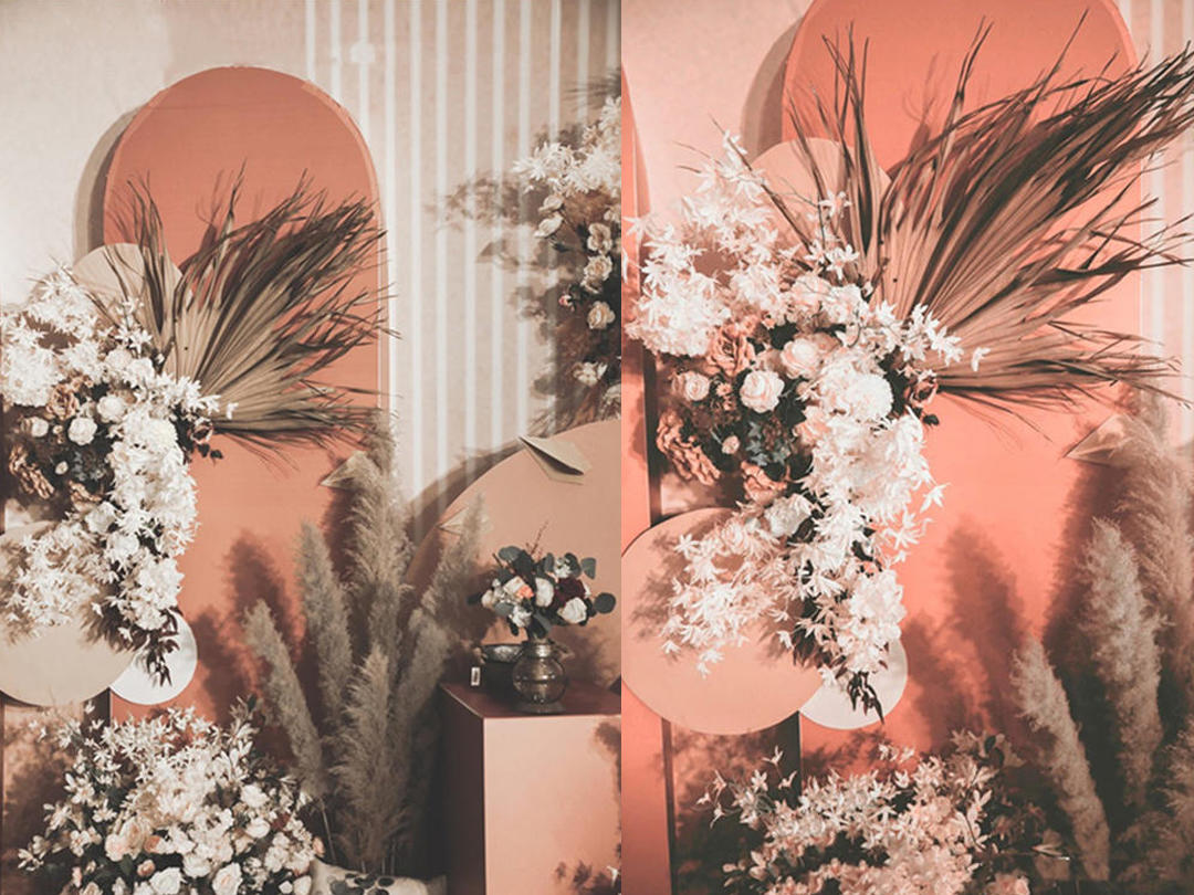 【In诺定制】留影区布置 莫兰迪婚礼 个性化定制