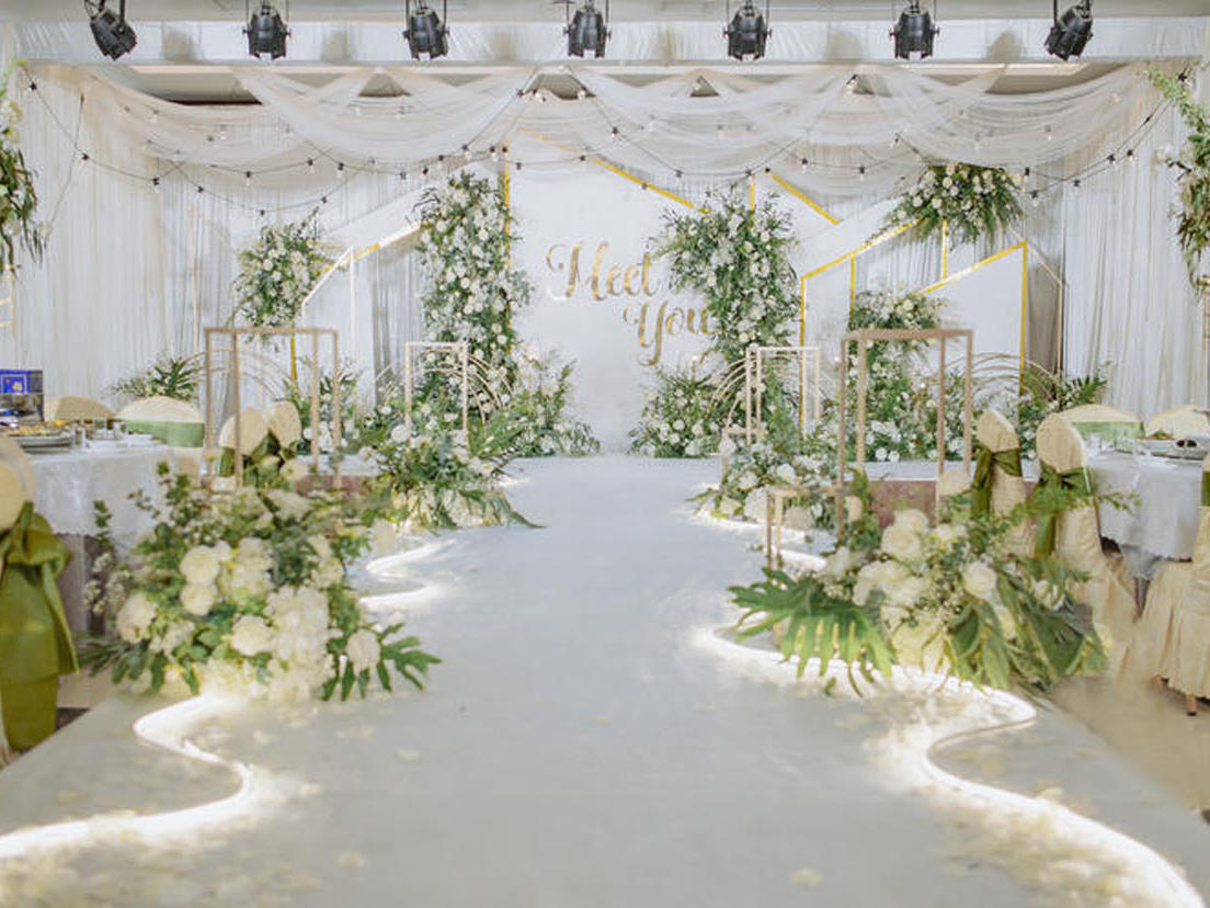 【 白绿清新韩式】唯美森系婚礼