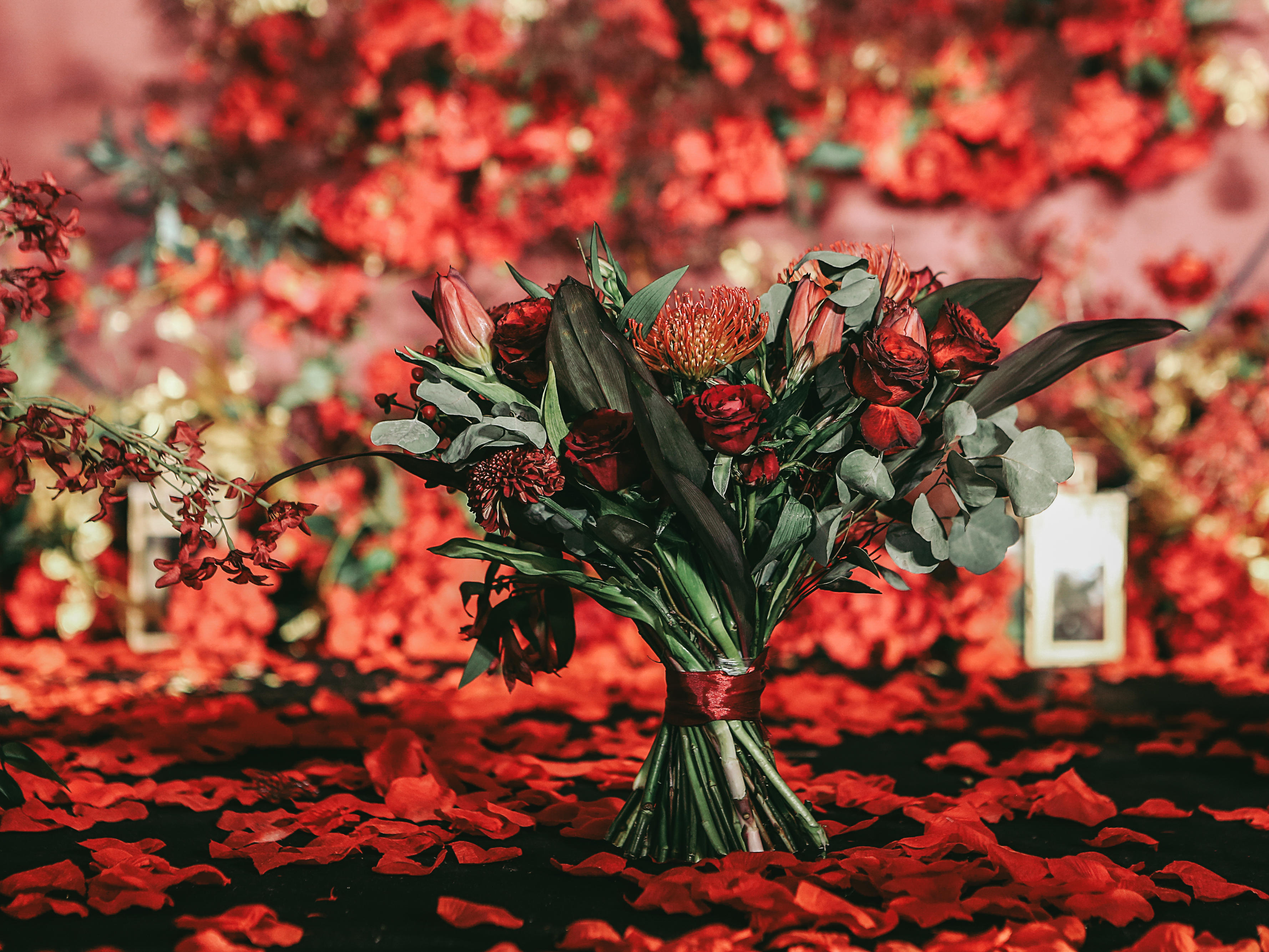 《红尘》红色复古大气西式婚礼