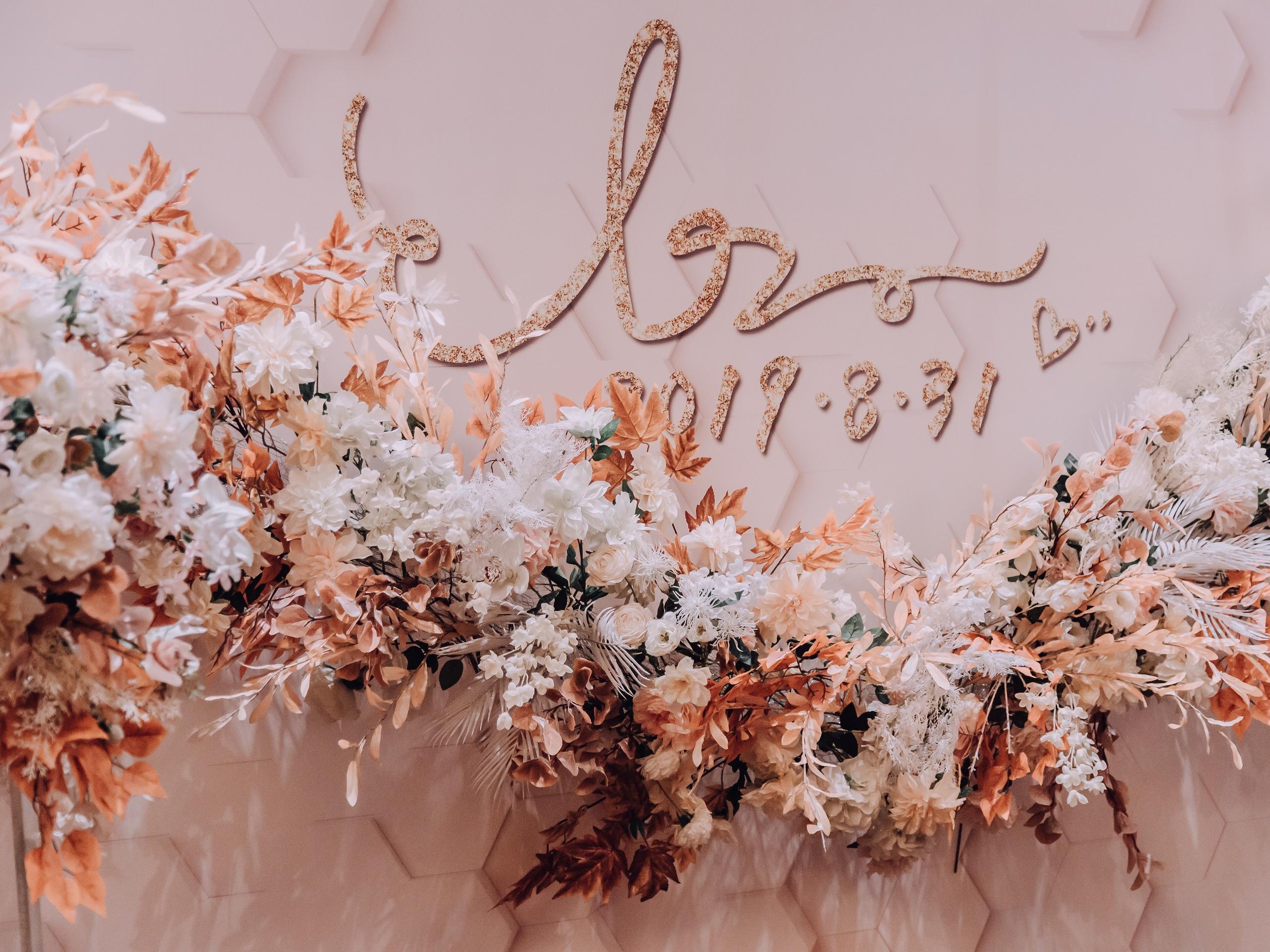 【ART婚礼】创意定制香槟色婚礼