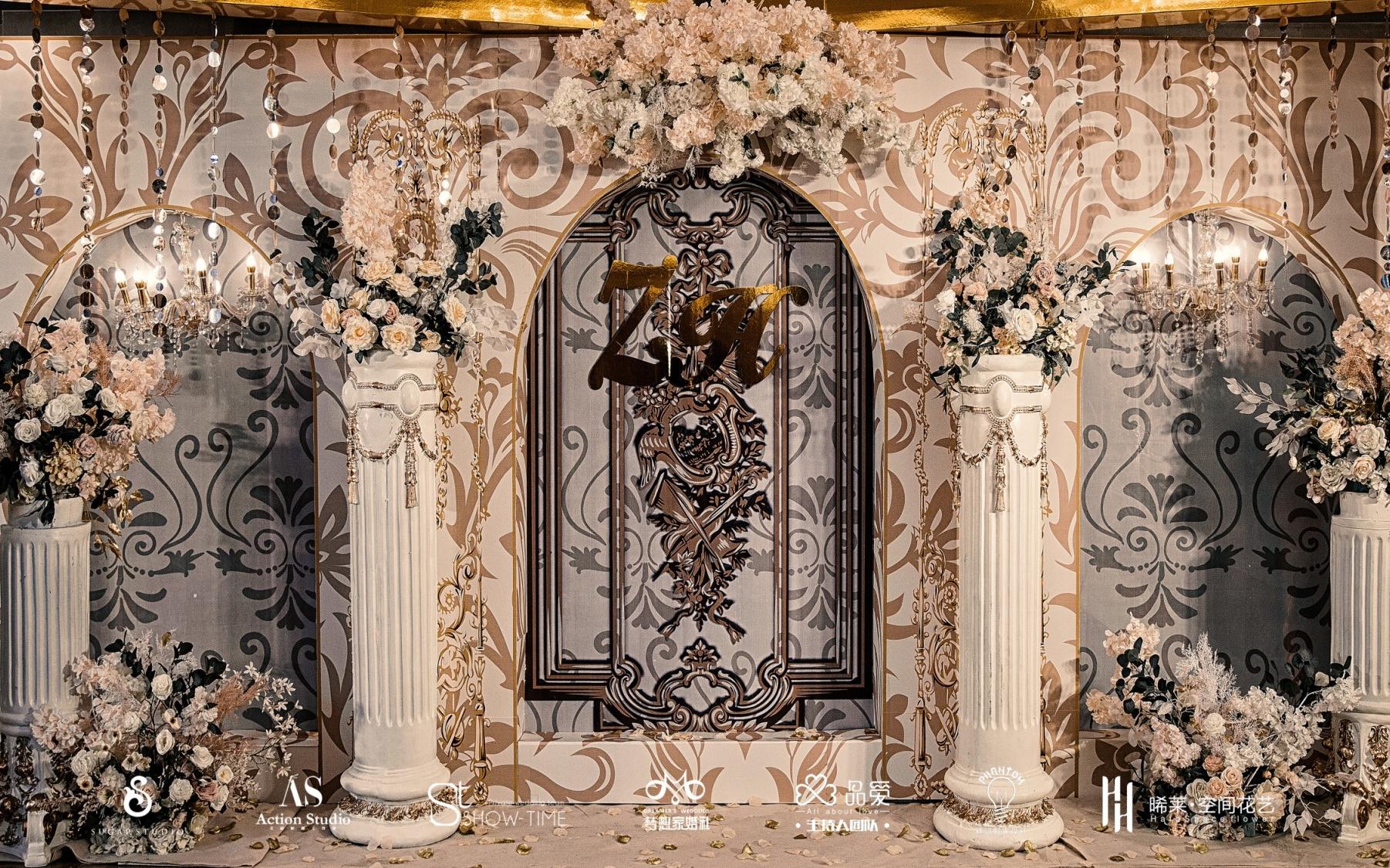 香槟色高端欧式婚礼   