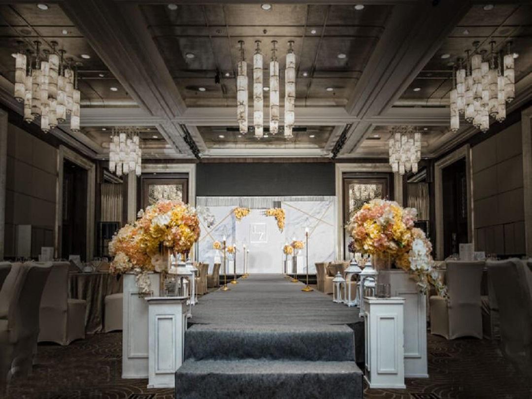 简约暖色小清新大理石纹婚礼