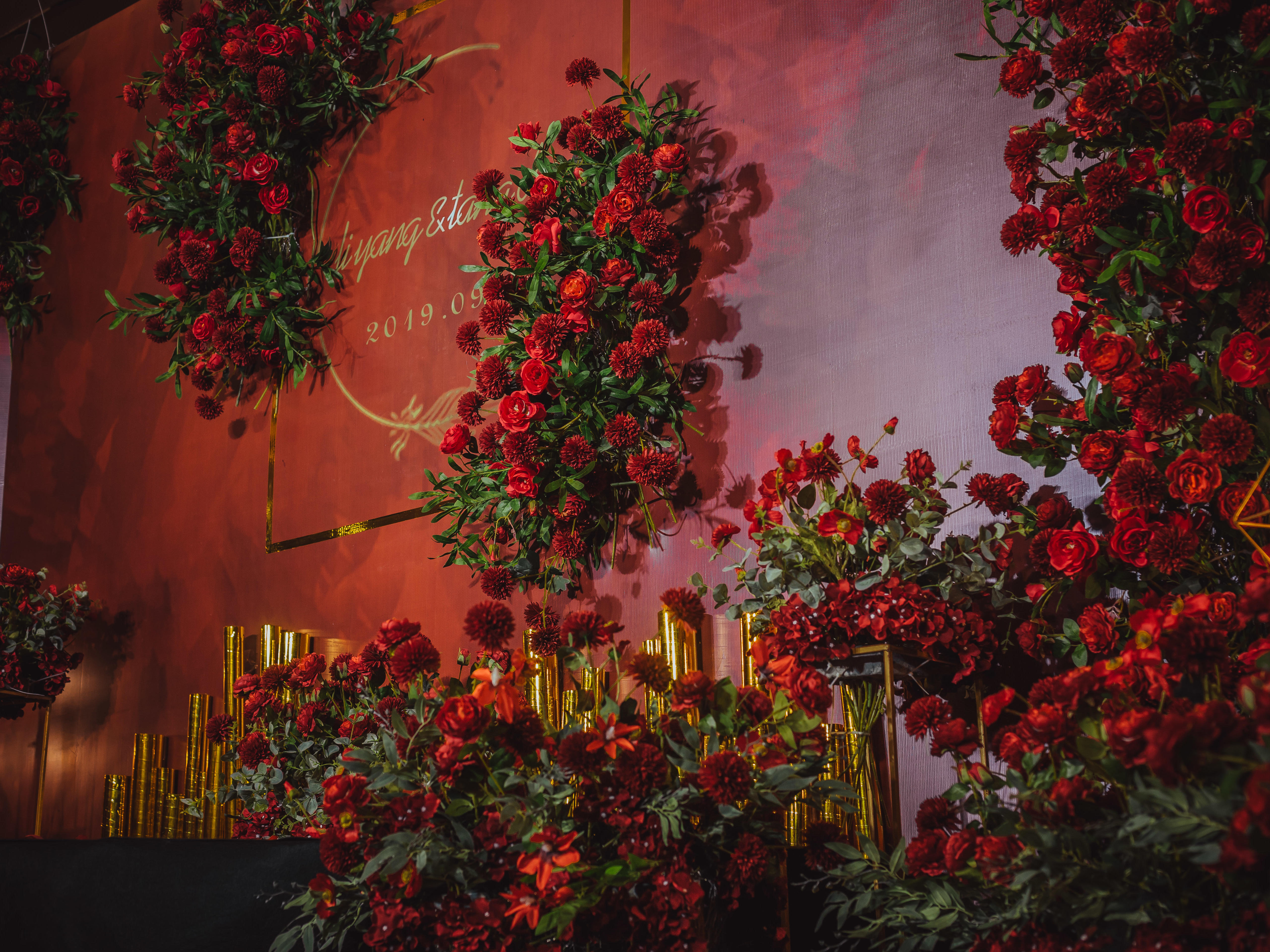 【个性定制，限时特价】现代复古红黑风格婚礼婚庆